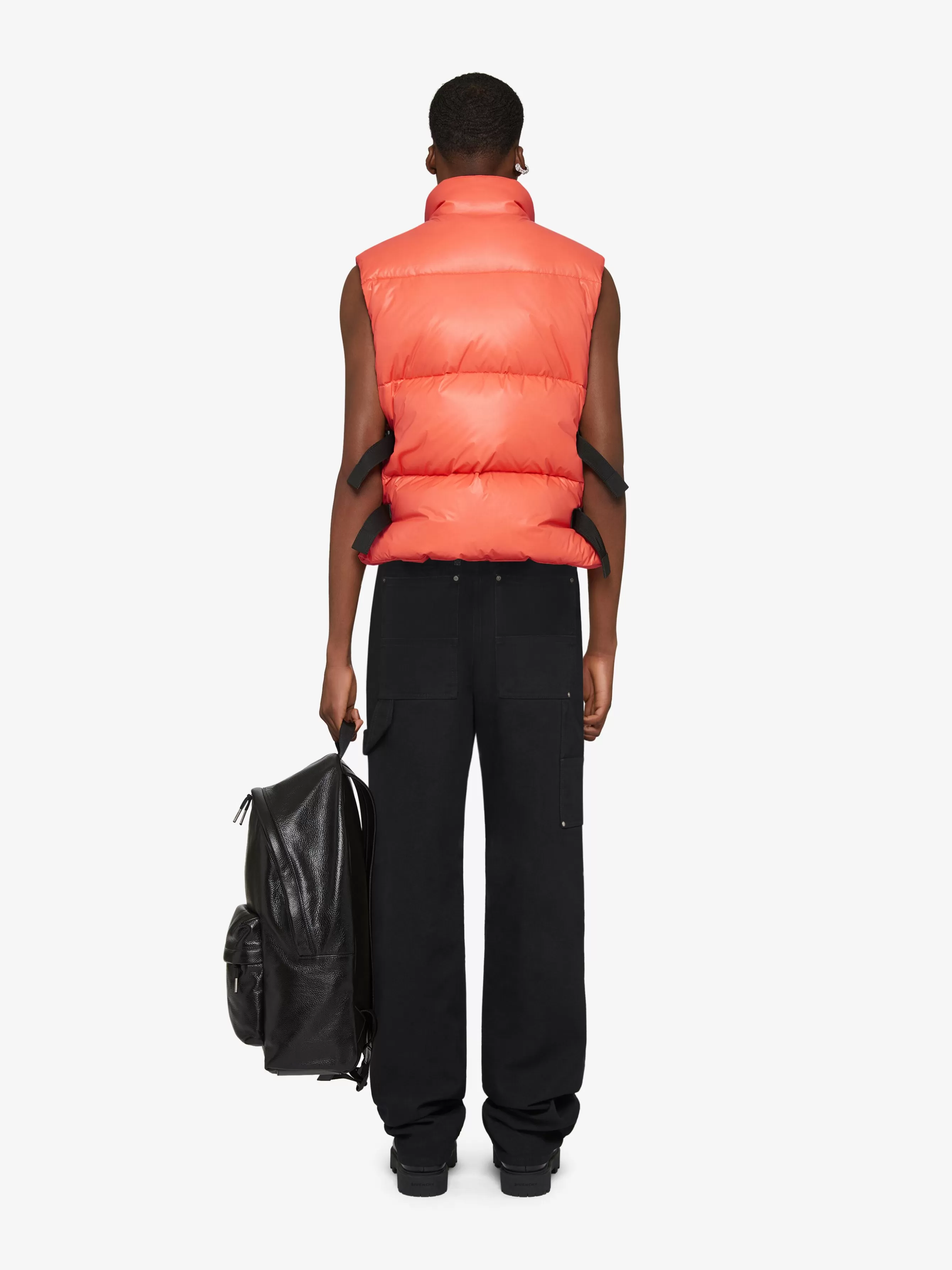 GIVENCHY Outerwear & Blousons-Sleeveless puffer jacket with buckles