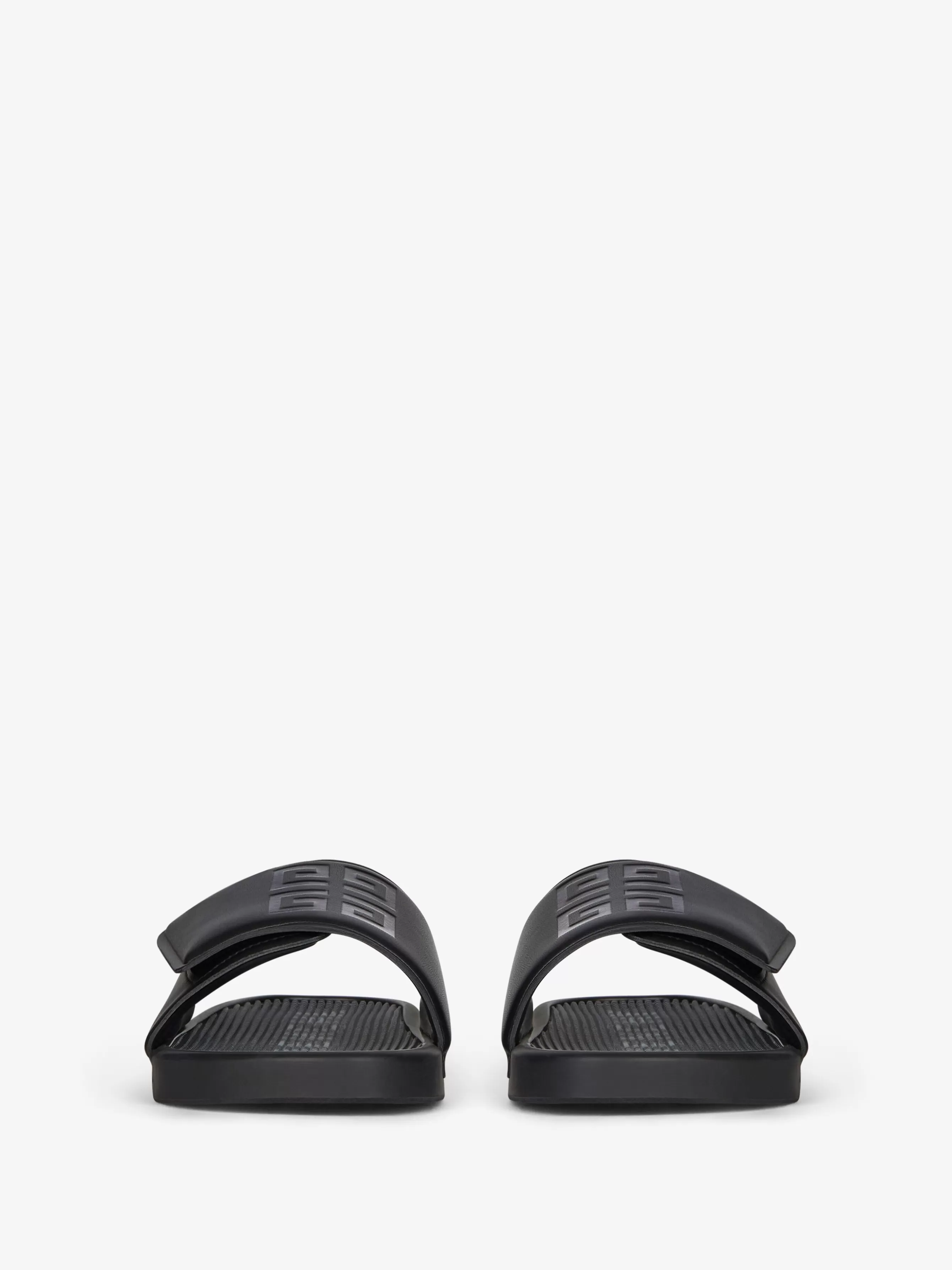 GIVENCHY Slides & Sandals-Slide flat sandals in synthetic leather