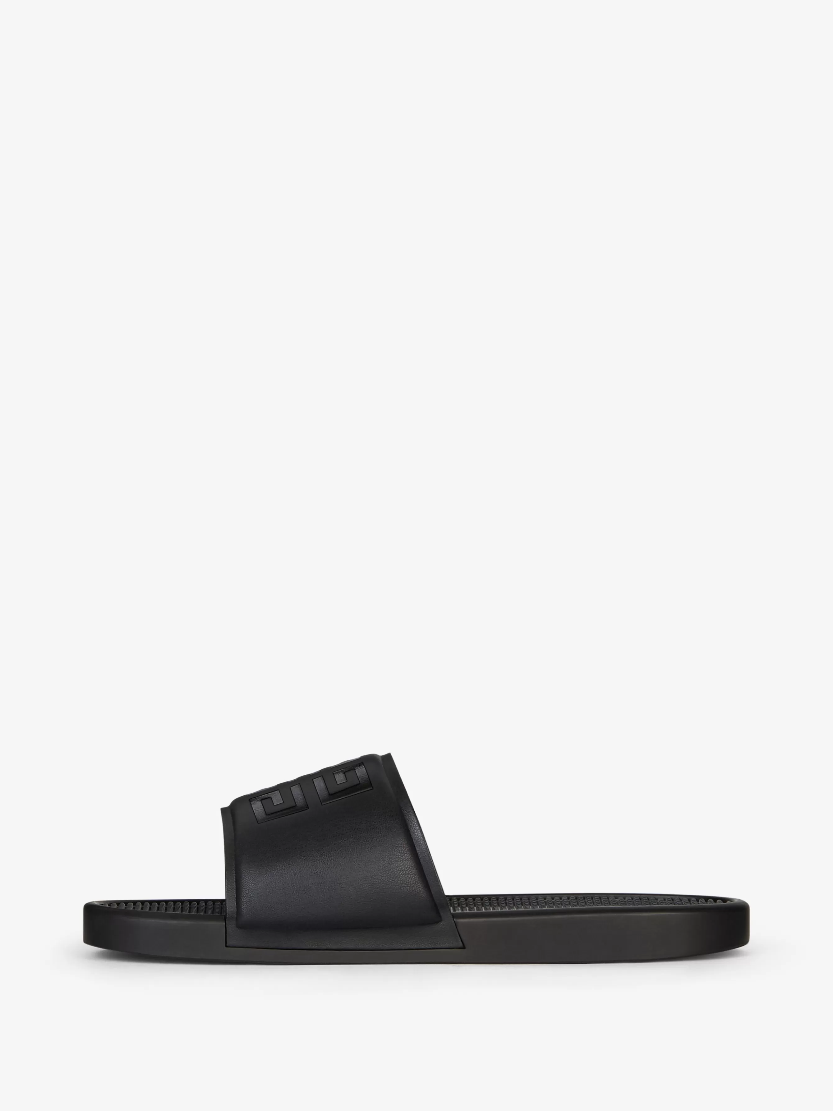 GIVENCHY Slides & Sandals-Slide flat sandals in synthetic leather