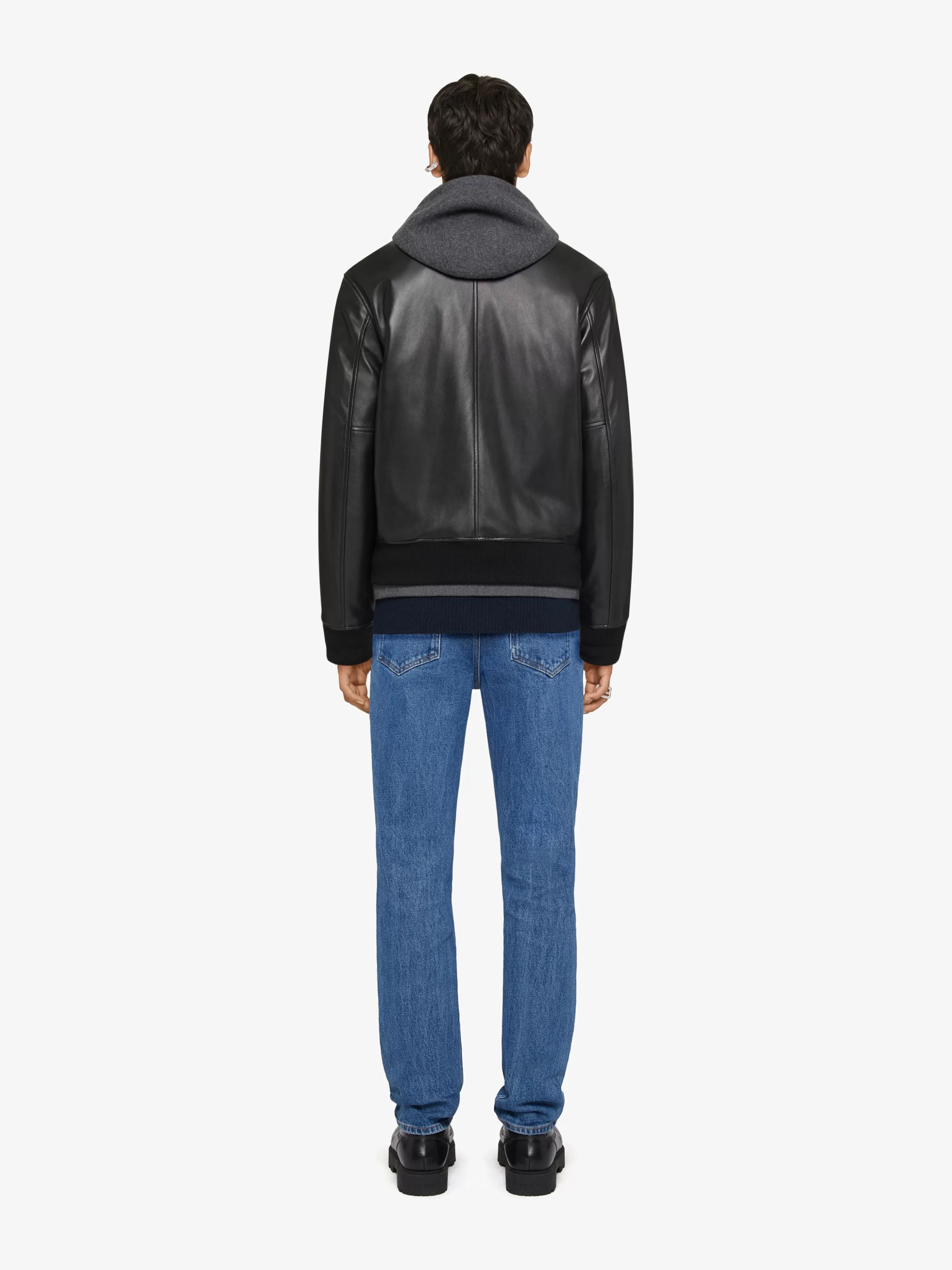 GIVENCHY Denim-Slim fit jeans in marble denim