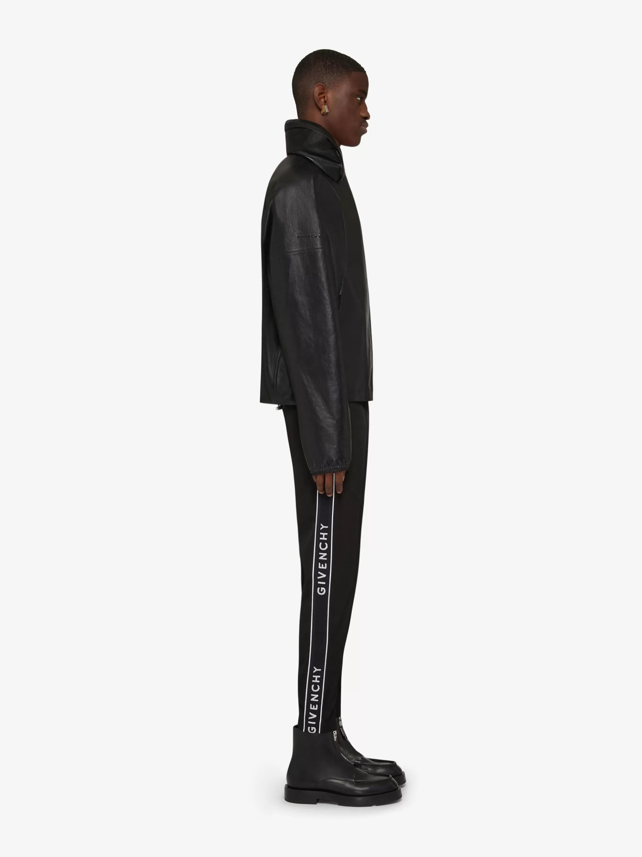 Sale GIVENCHY Jewels & Accessories | Shoes-Slim fit jogger pants in fleece with bands