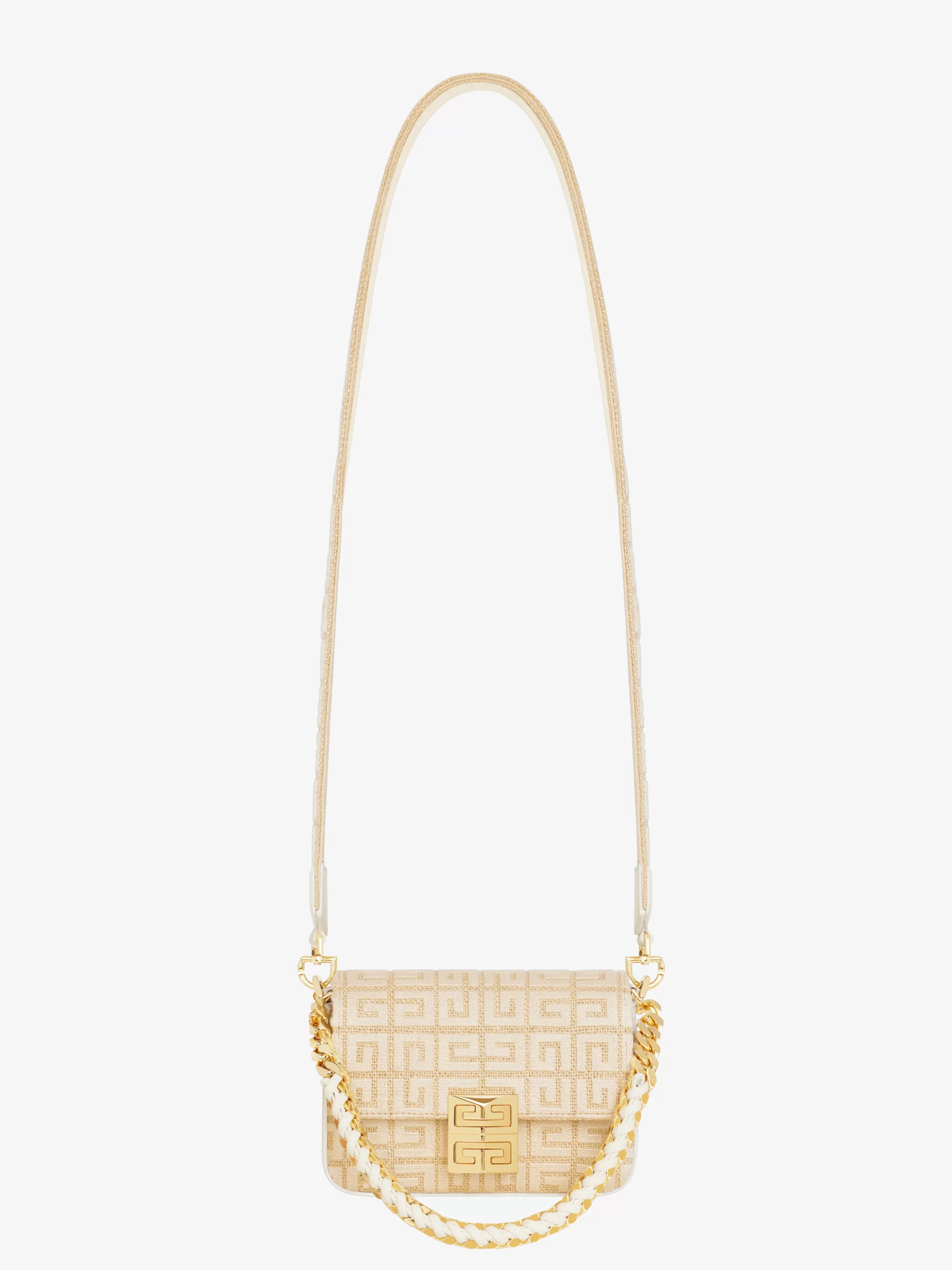 Sale/Women GIVENCHY Bags & Leather Goods | 4G-Small 4G bag in 4G jute with chain