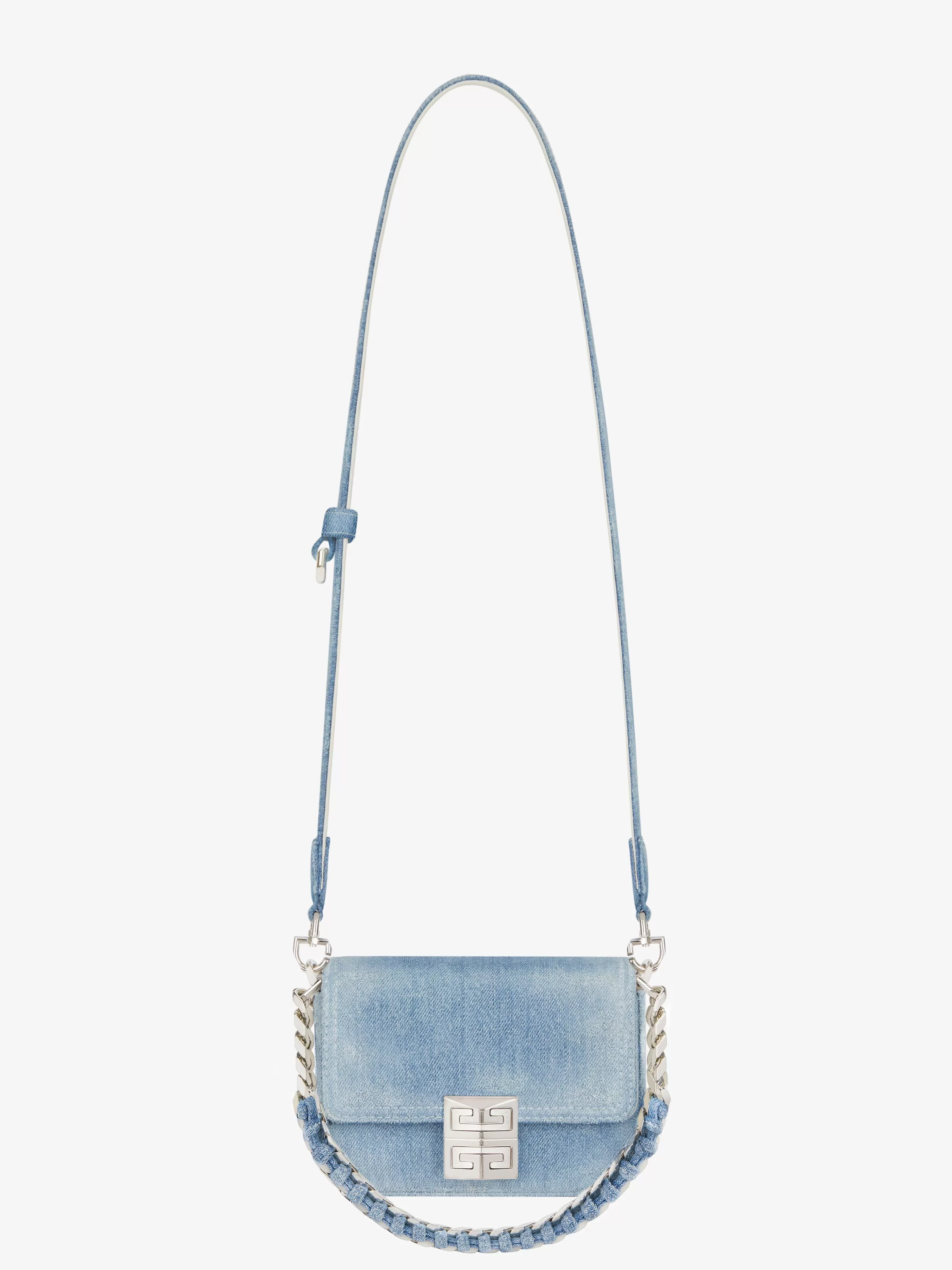 Sale/Women GIVENCHY Bags & Leather Goods | 4G-Small 4G bag in denim with chain