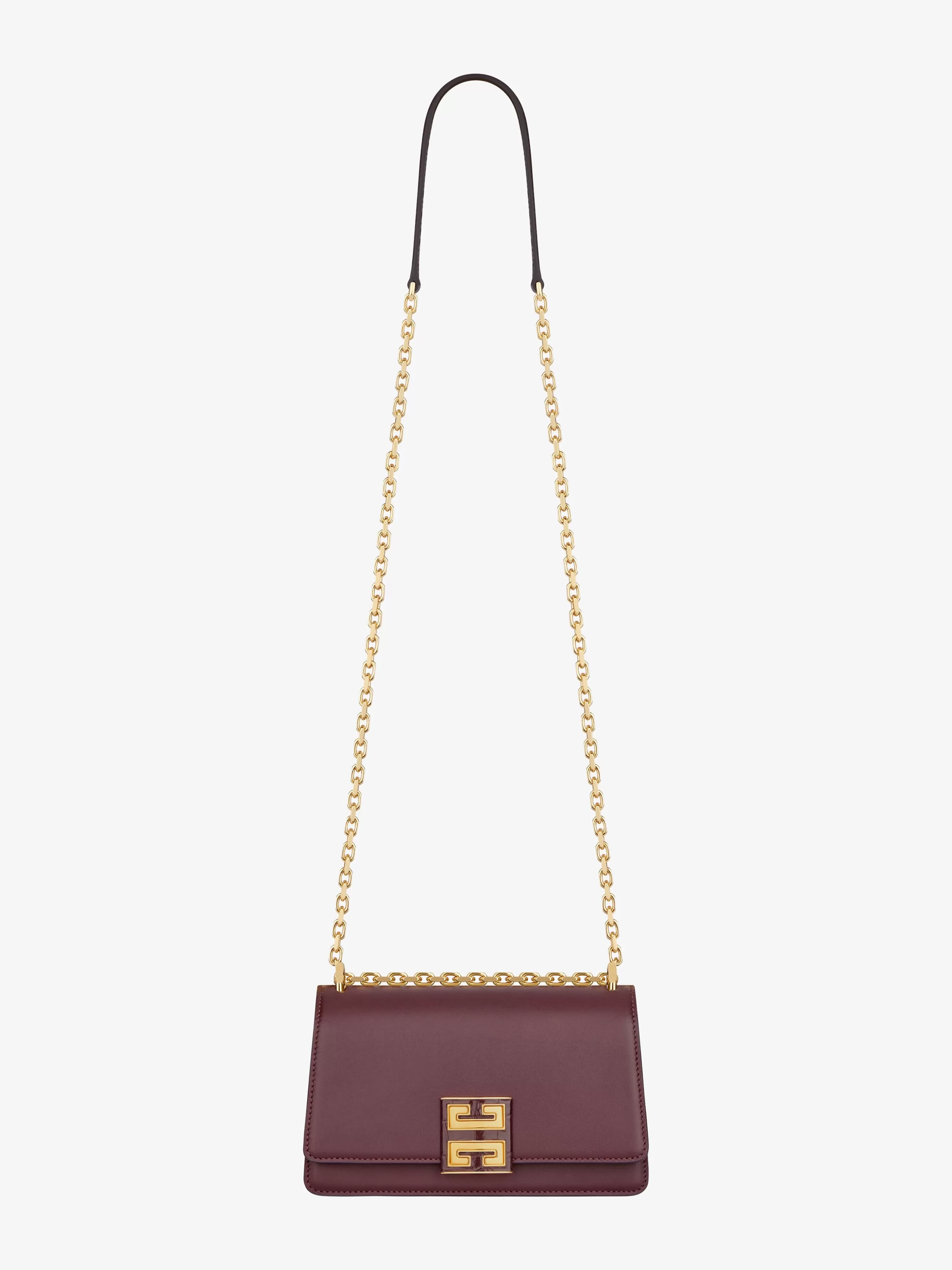 GIVENCHY Cross-body Bags-Small 4G bag in leather with chain