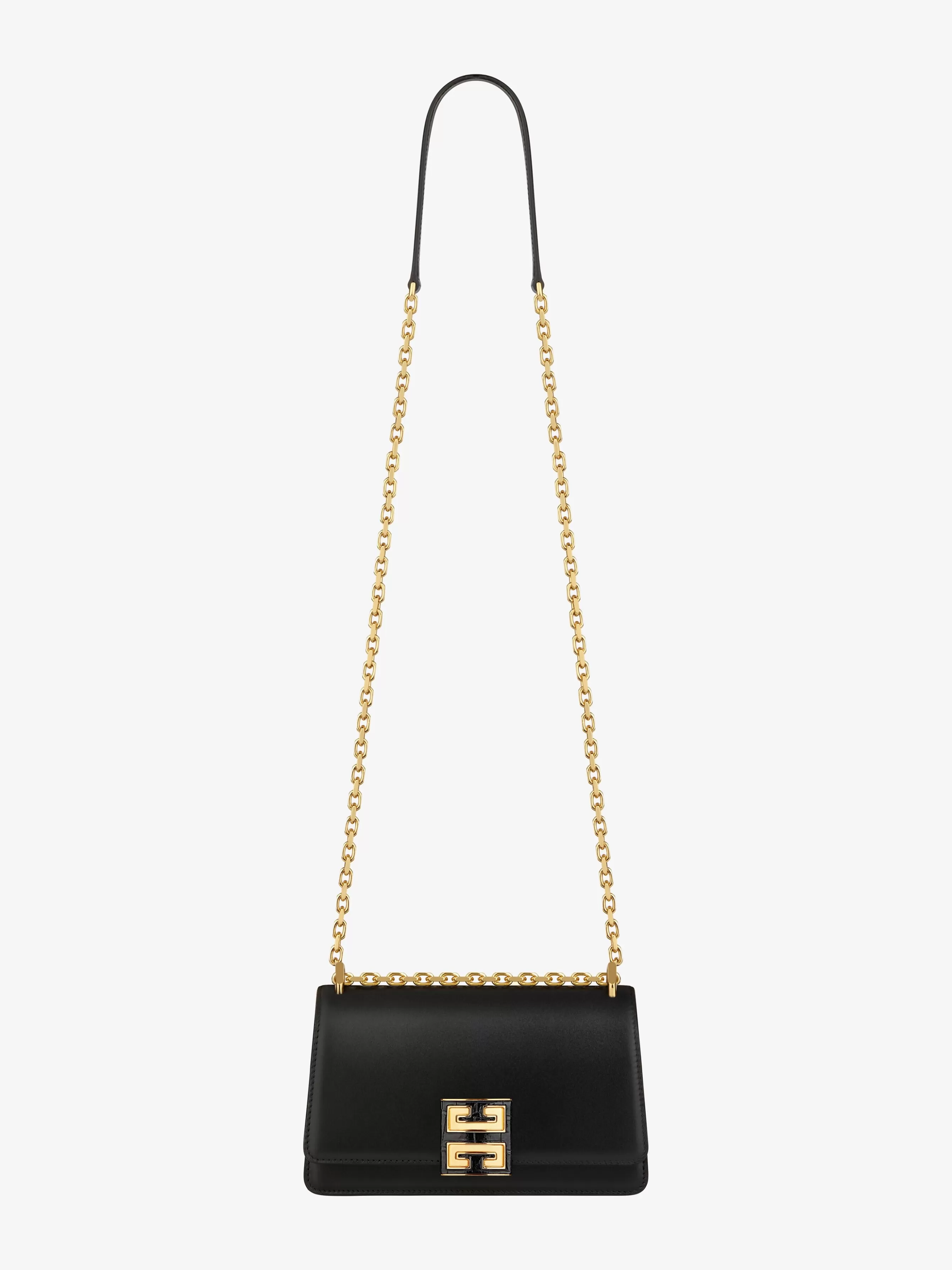 GIVENCHY Cross-body Bags-Small 4G bag in leather with chain