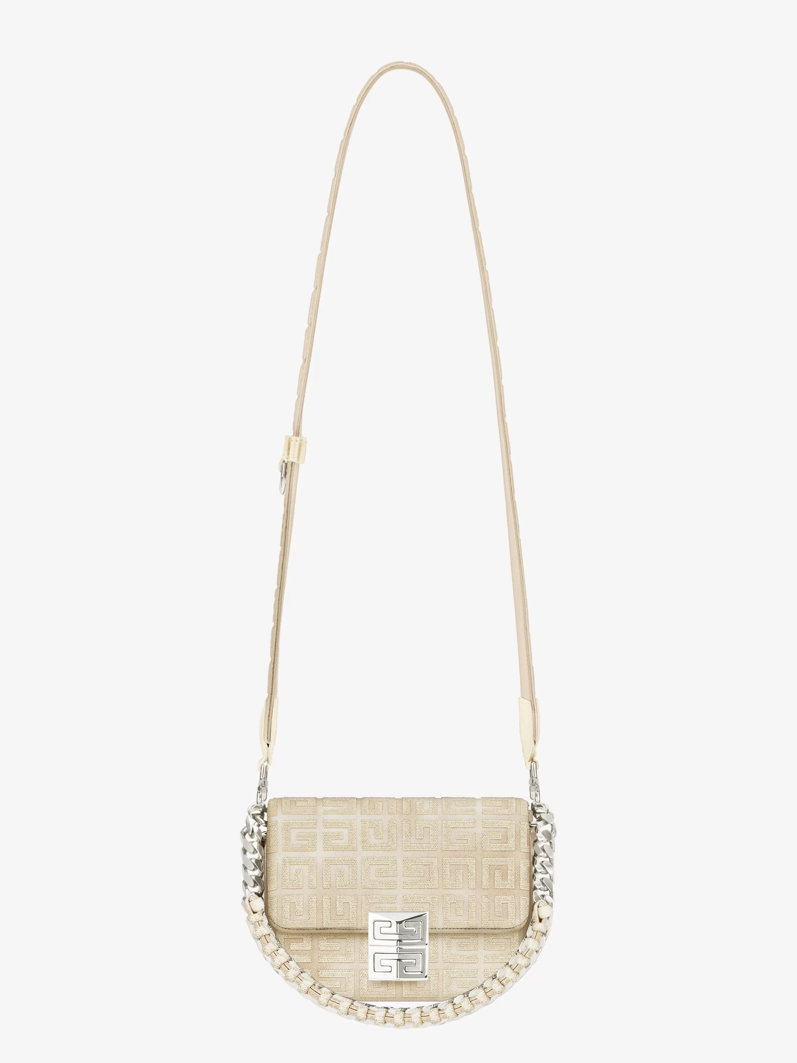 Men/Women GIVENCHY Cross-body Bags | 4G-Small 4G bag in lurex embroidery with chain