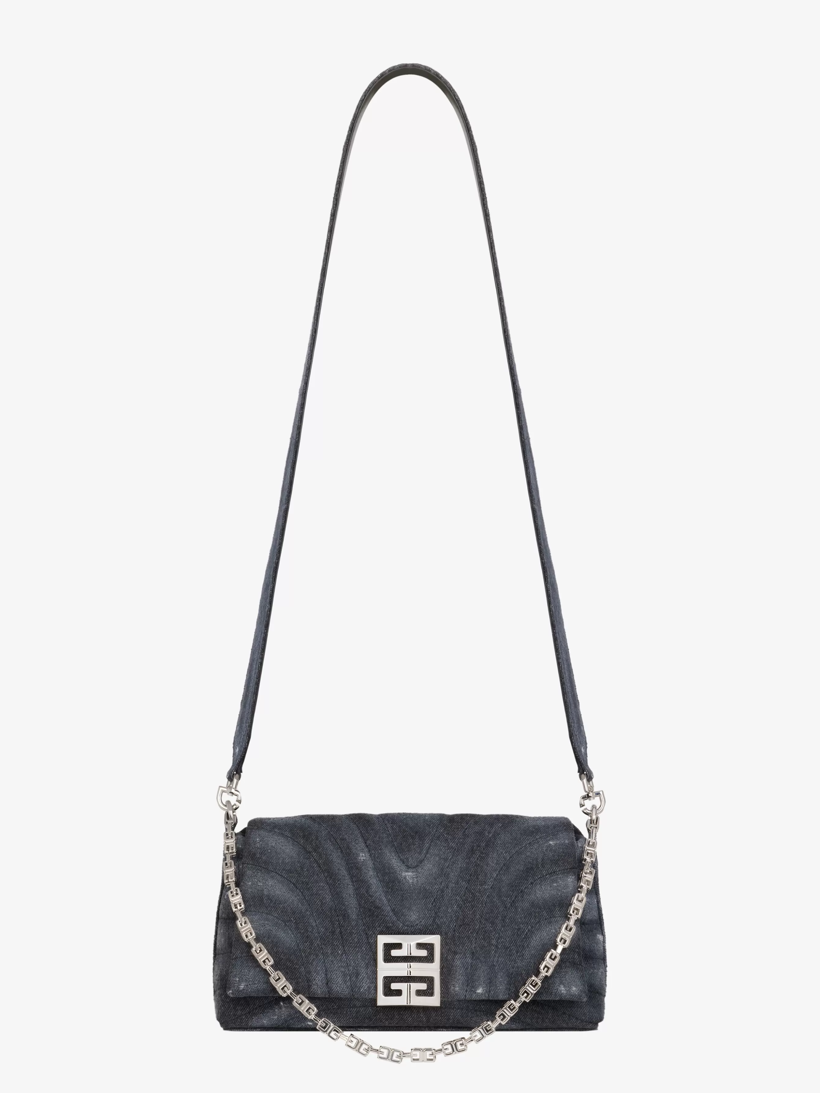 Sale/Women GIVENCHY Bags & Leather Goods | 4G-Small 4G Soft bag in quilted denim