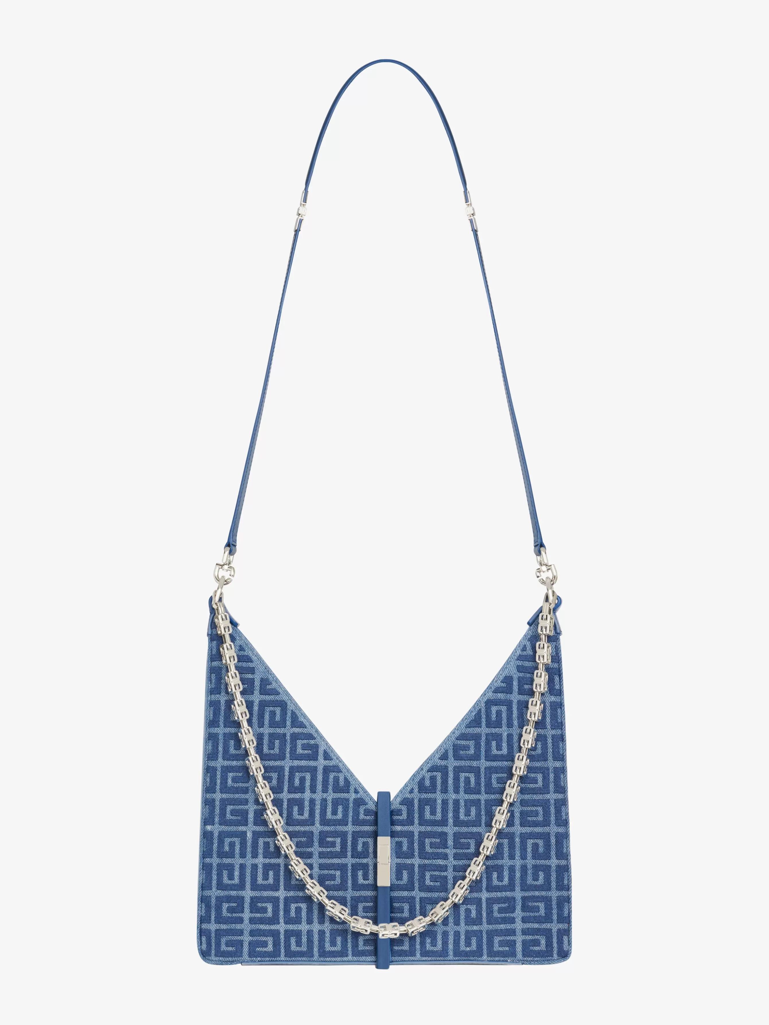 Sale/Women GIVENCHY Bags & Leather Goods | Shoulder Bags-Small Cut Out bag in 4G denim with chain