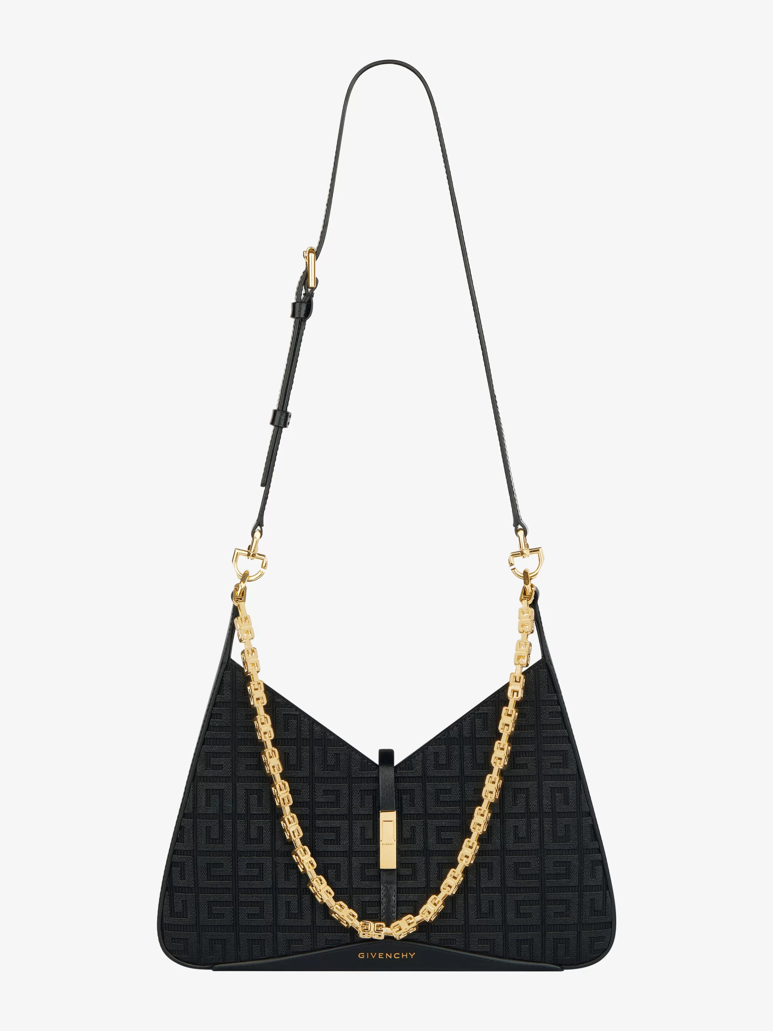 Men/Women GIVENCHY Slides & Sandals | Week-end Bags-Small Cut Out bag in 4G embroidery with chain