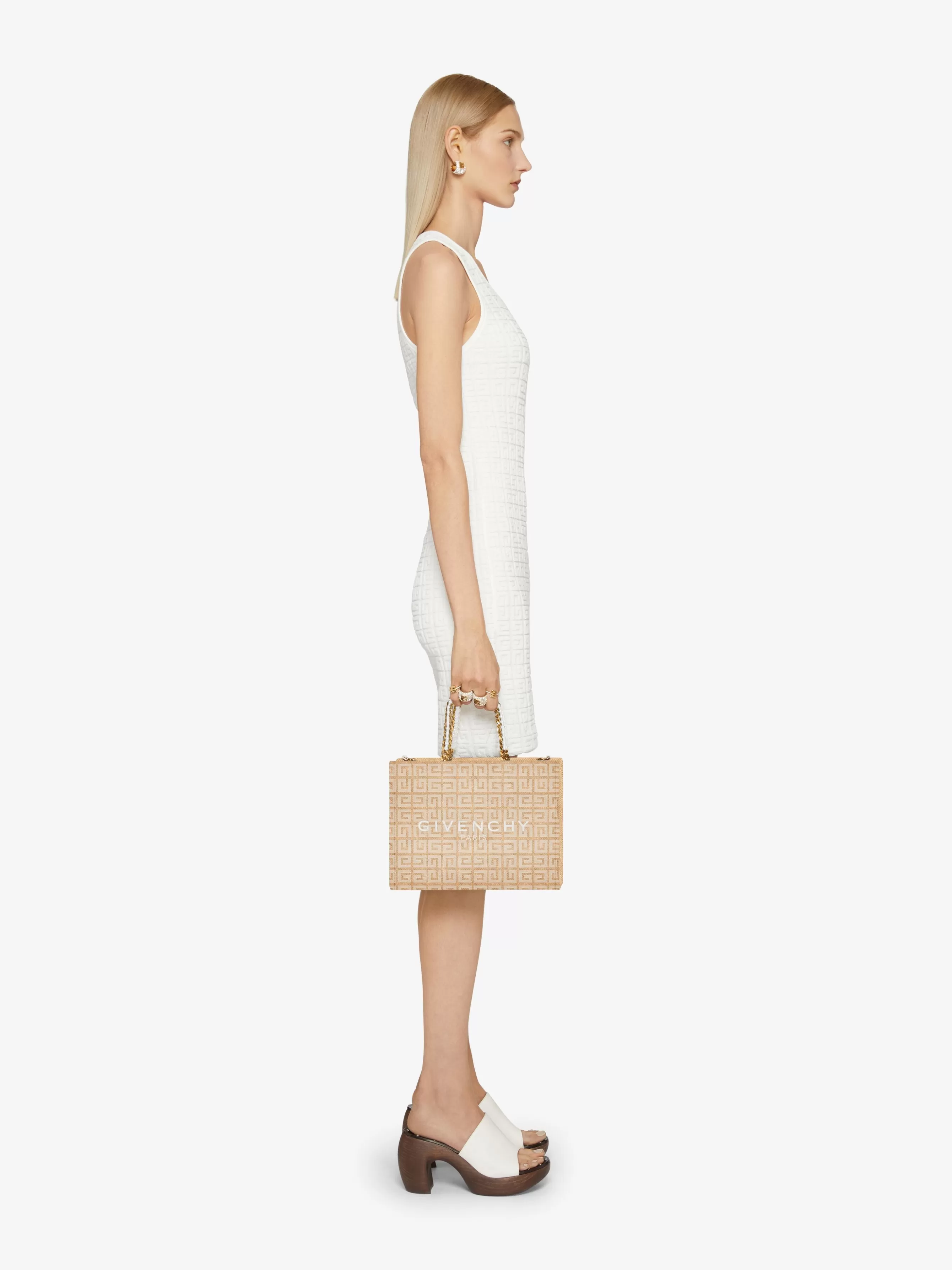 Sale/Women GIVENCHY Bags & Leather Goods | G-Tote-Small G-Tote shopping bag in 4G jute