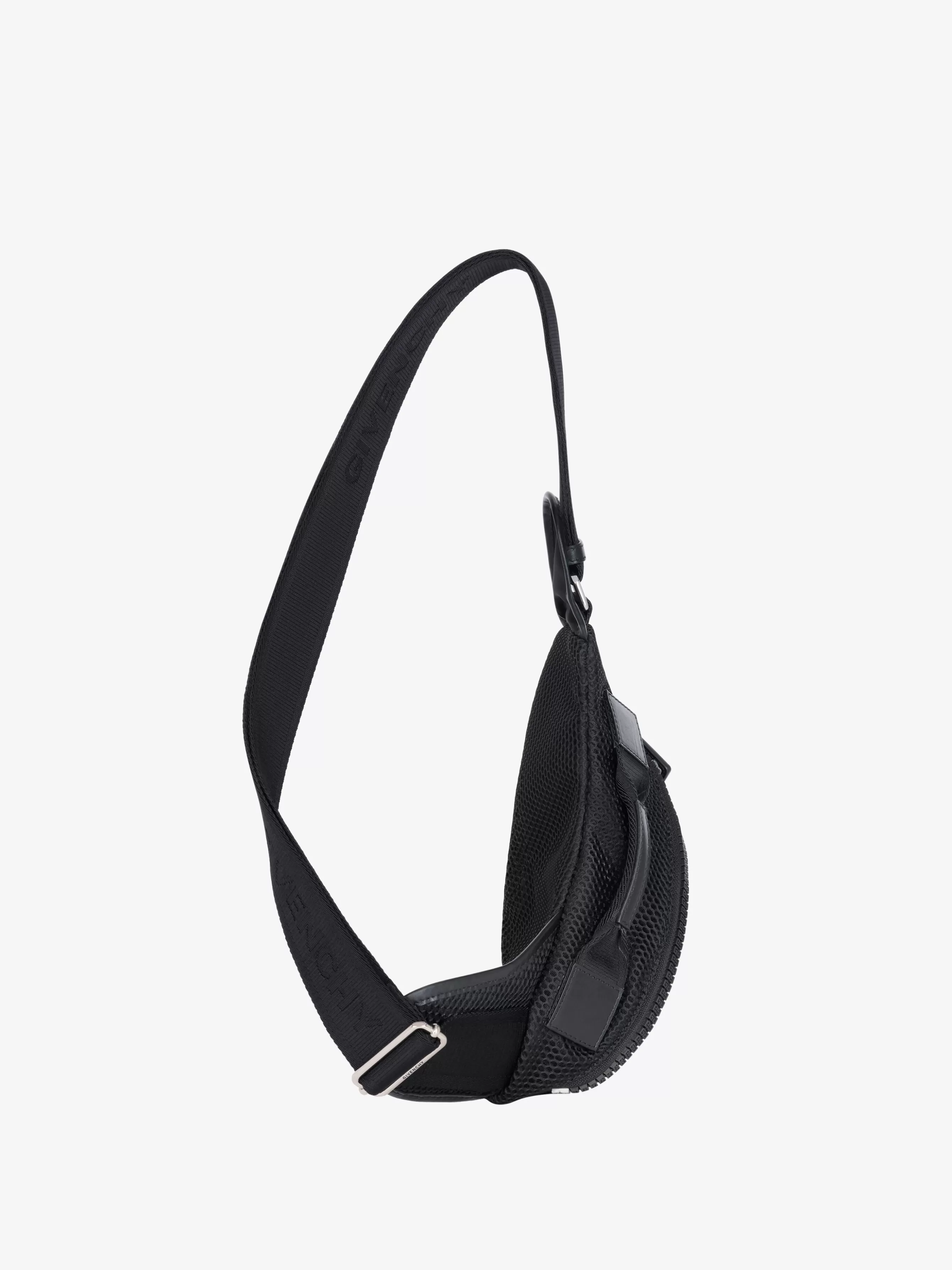 Men GIVENCHY G-Zip | Cross-body Bags-Small G-Zip Triangle bag in mesh