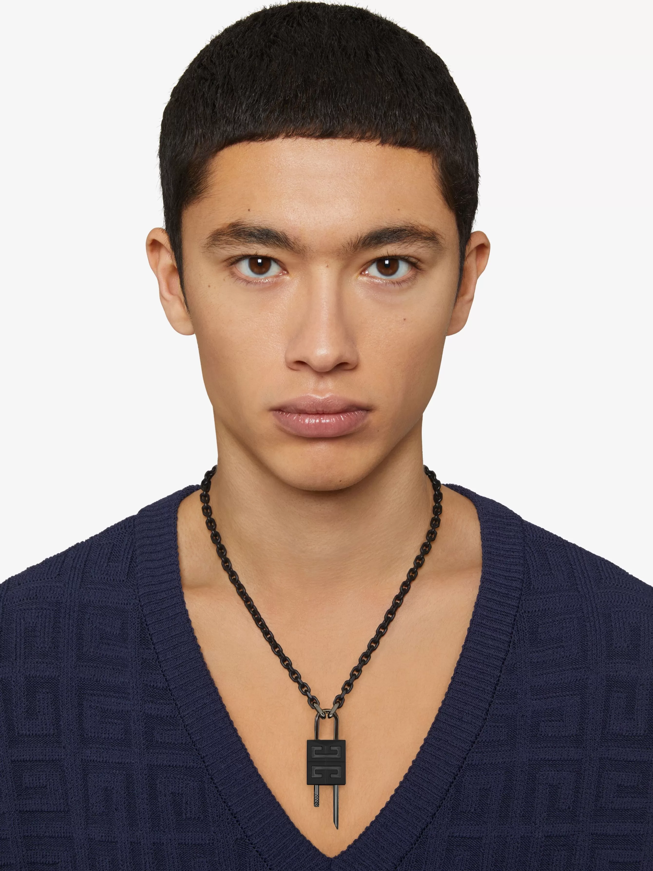 GIVENCHY Jewelry-Small Lock necklace in metal