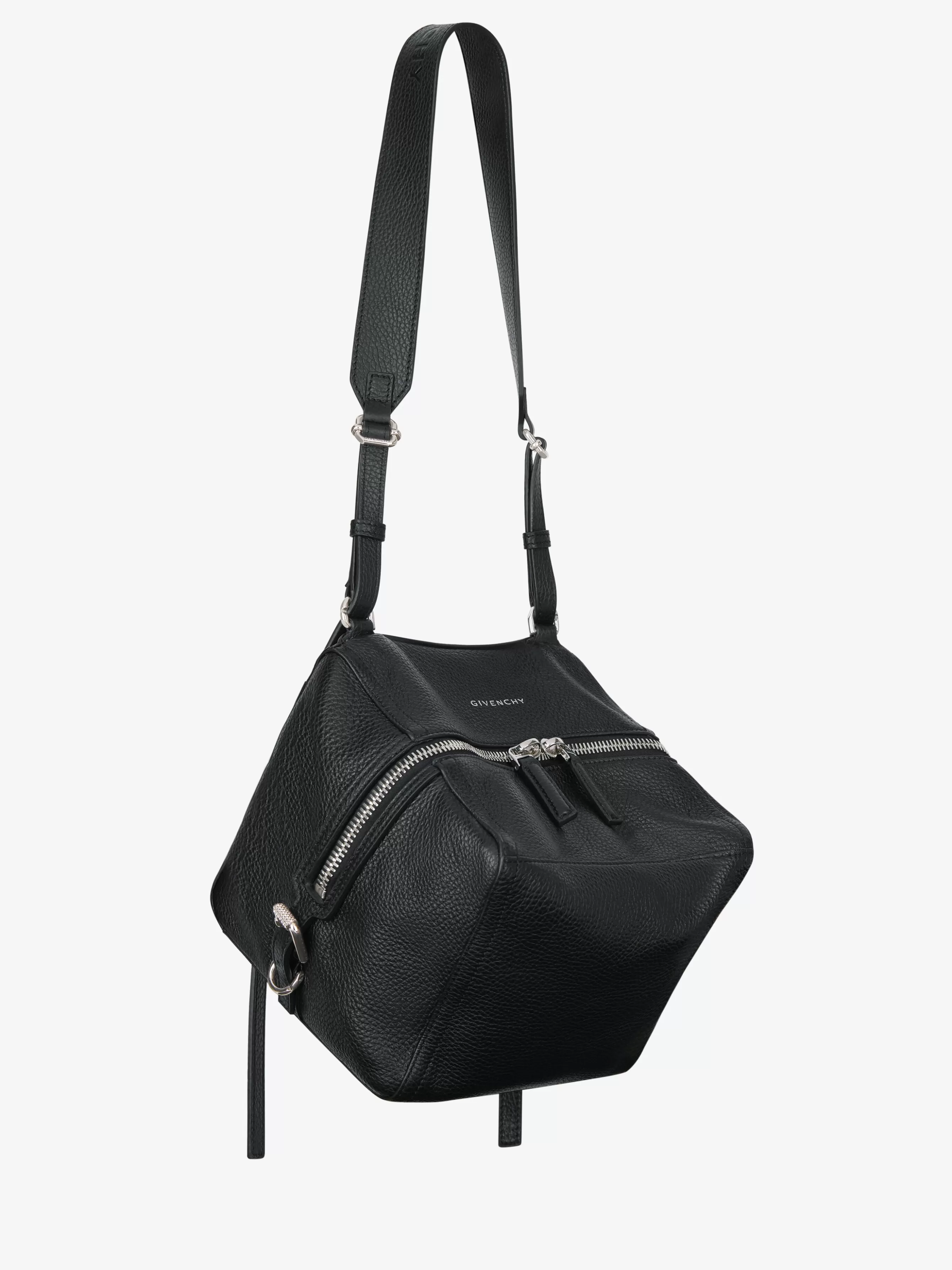 Men GIVENCHY Voyou | Pandora-Small Pandora bag in grained leather