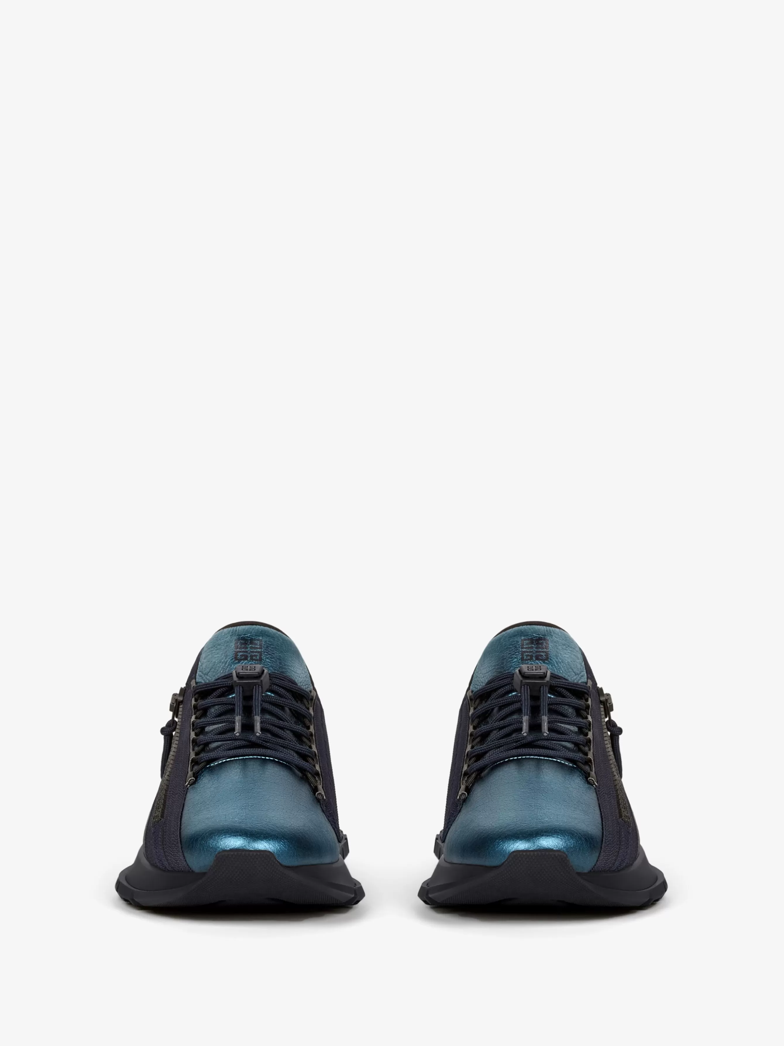 Men GIVENCHY Spectre | Sneakers-Spectre runner sneakers in laminated leather with zip