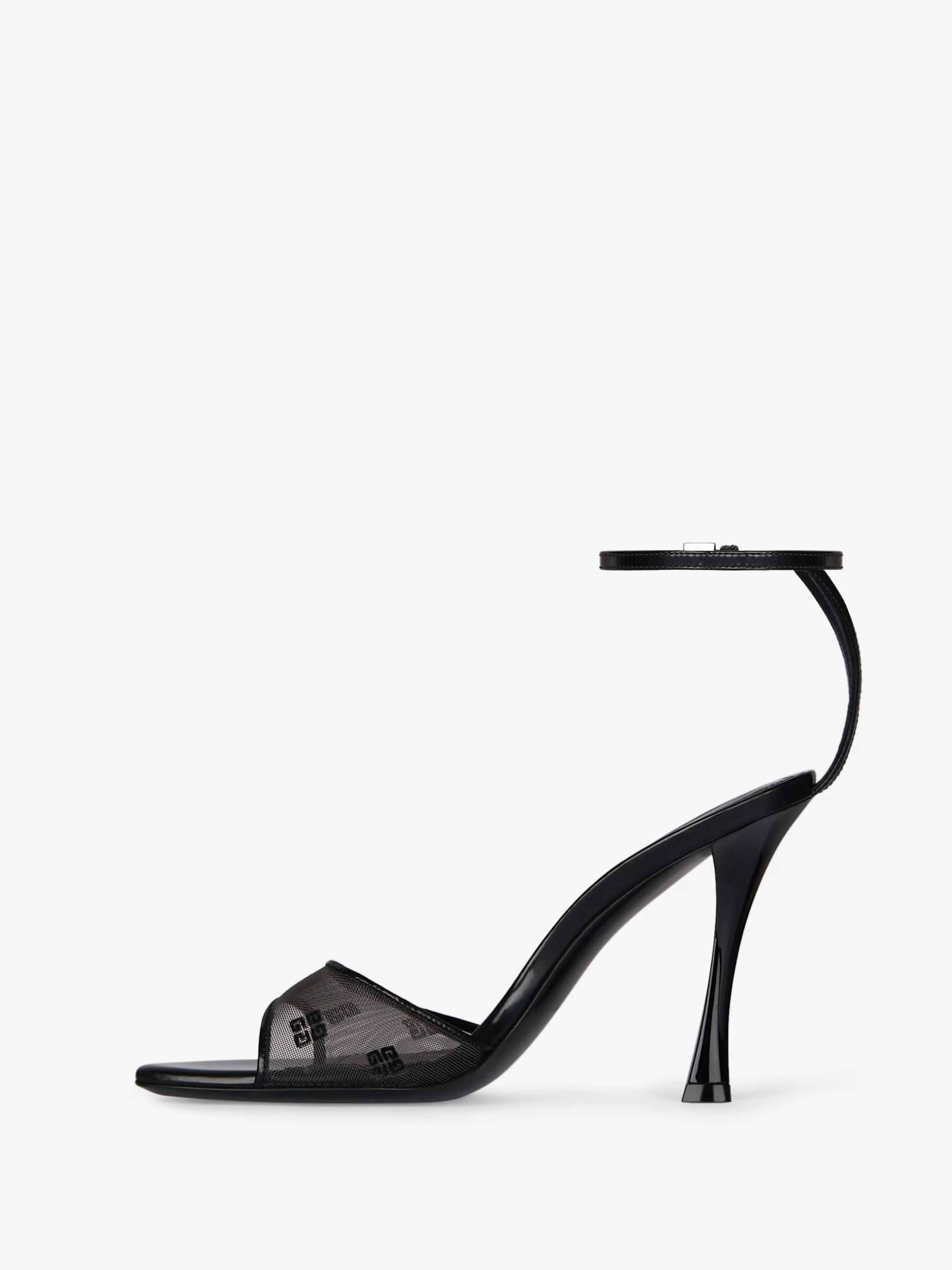 Women GIVENCHY Slides & Sandals | Heels-Stitch sandals in 4G mesh