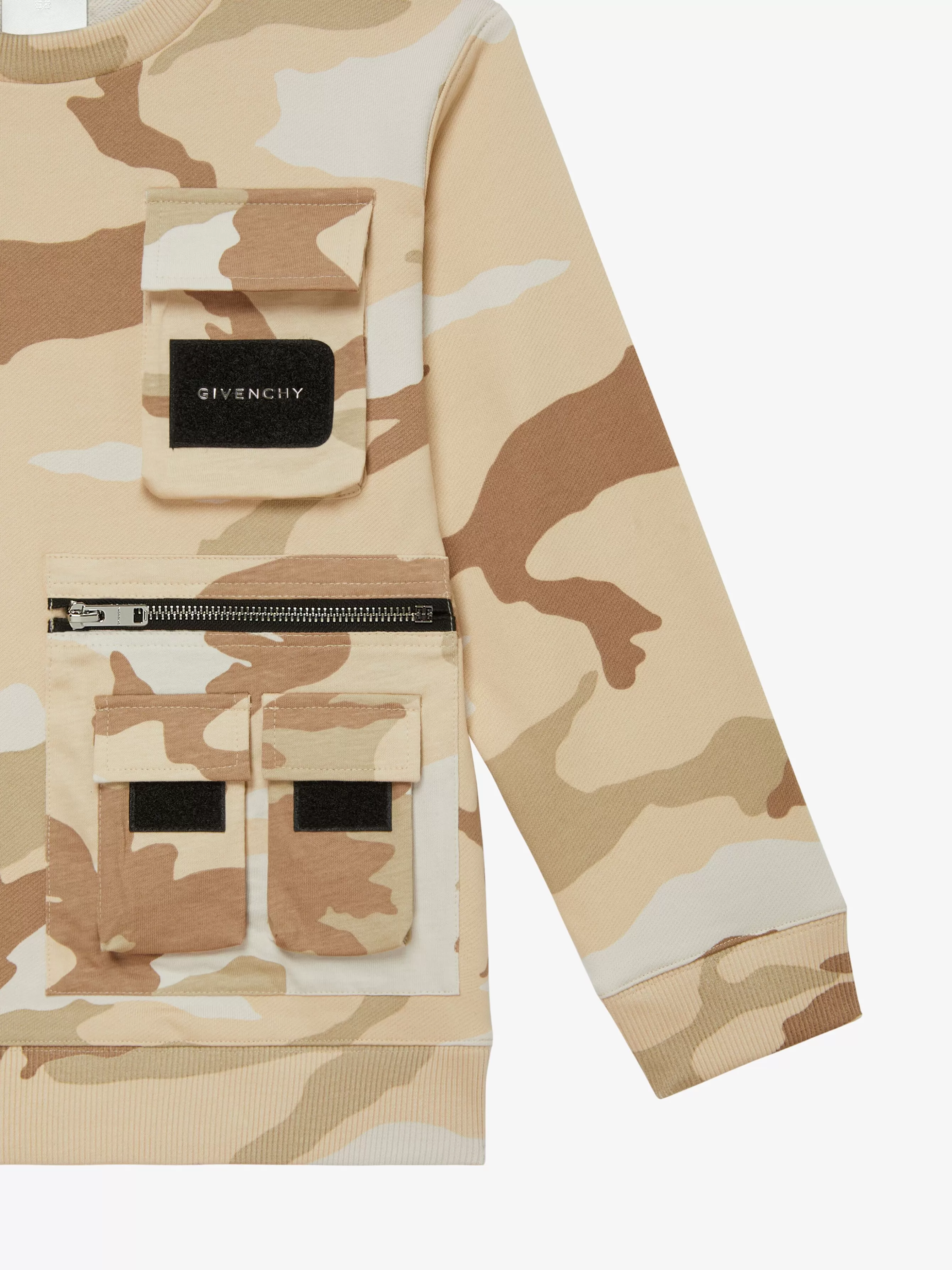 GIVENCHY Boy (4 to 12 years)-Sweatshirt in cargo print fleece