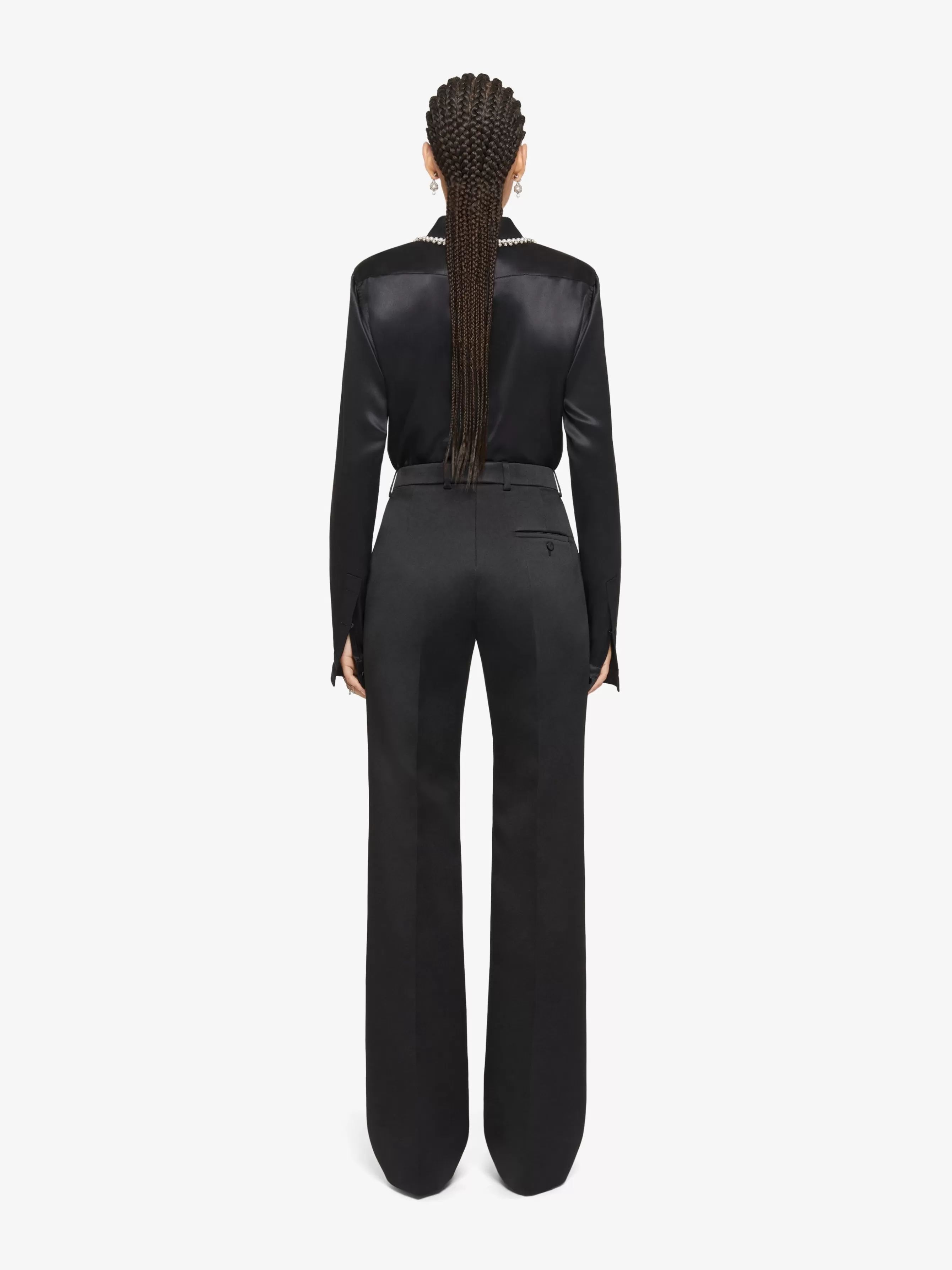 GIVENCHY Pants-Tailored pants in satin