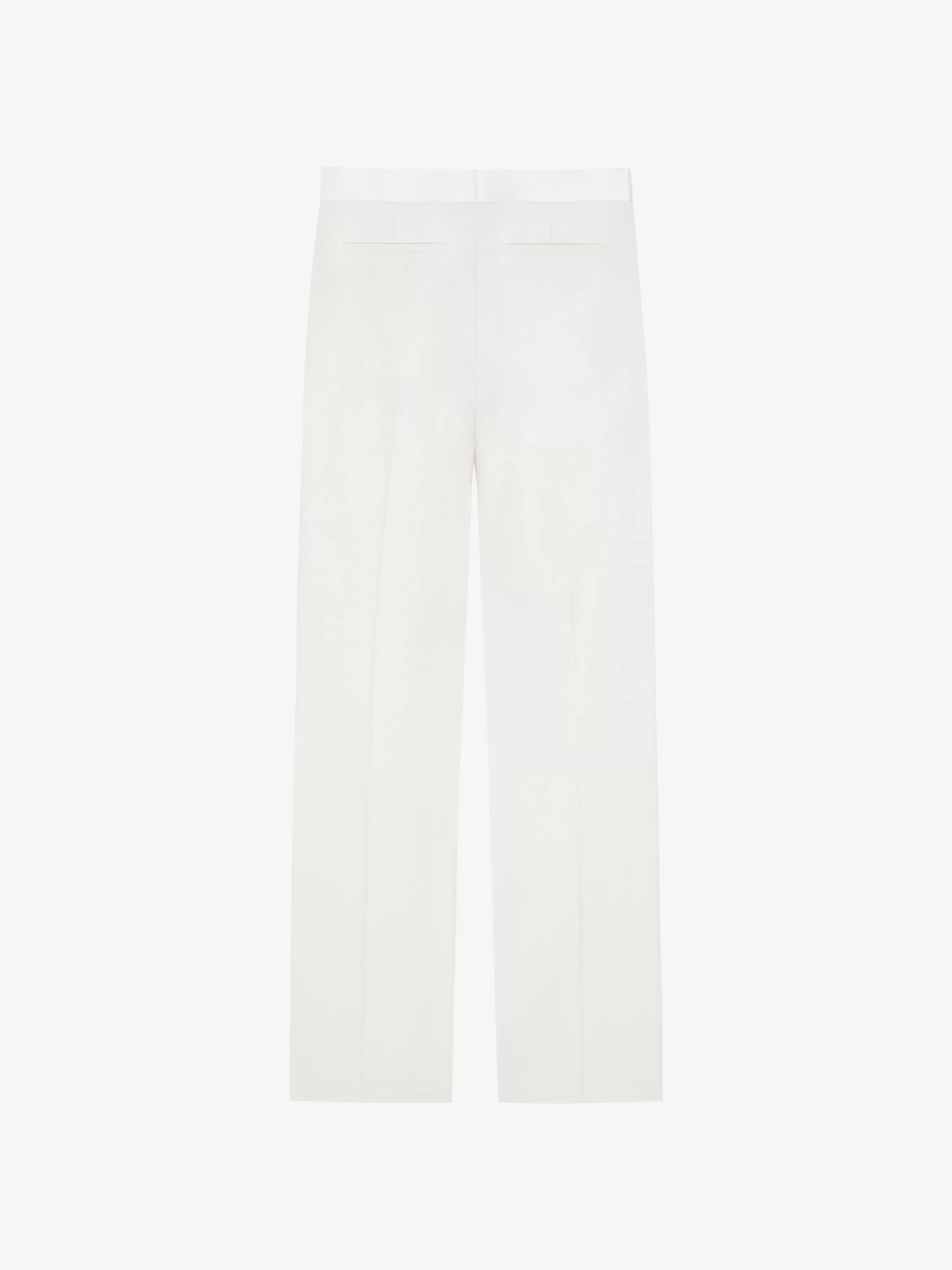 GIVENCHY Pants-Tailored pants in wool and mohair with satin waistband