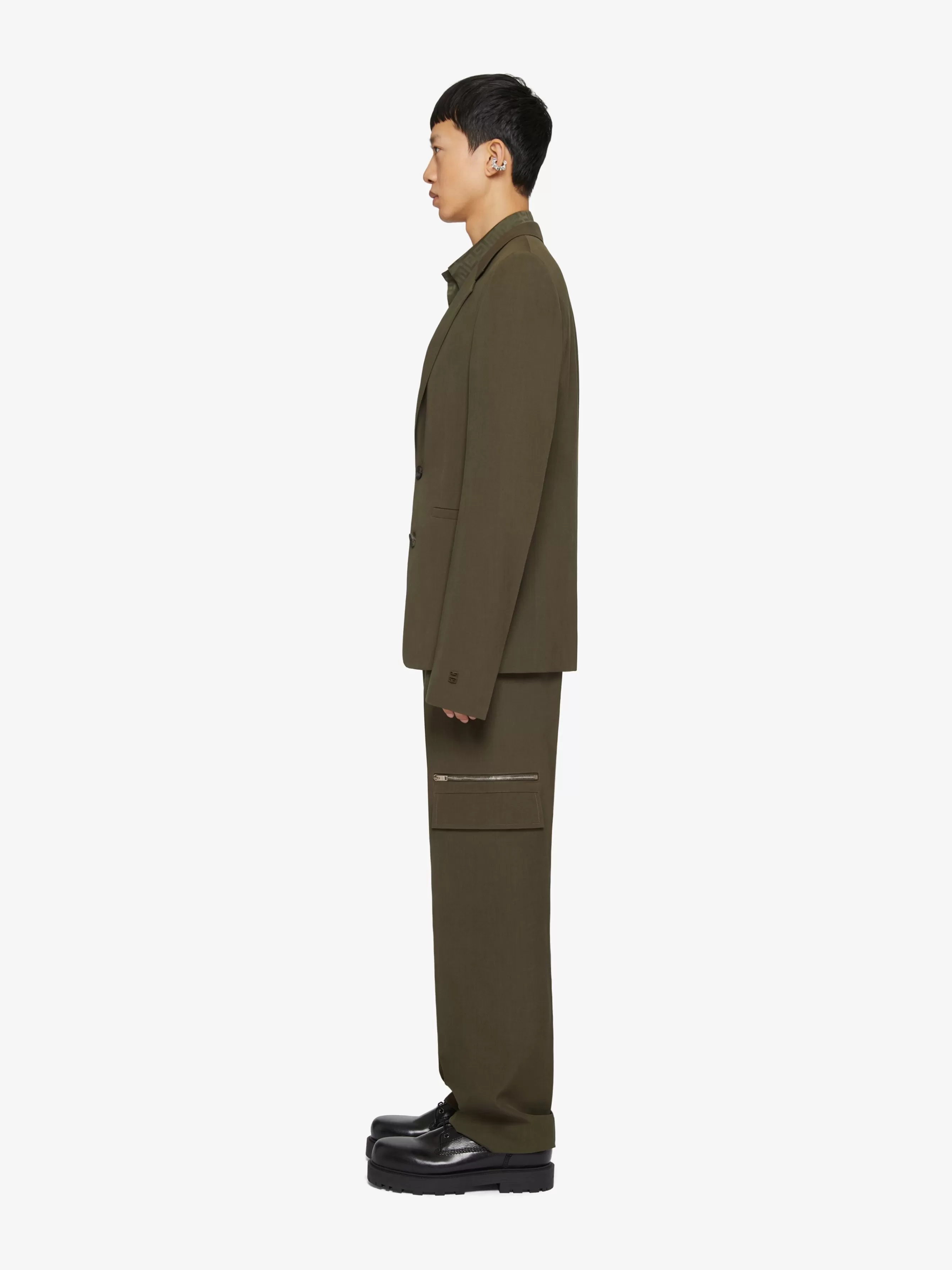 GIVENCHY Pants-Tailored pants in wool with pocket details