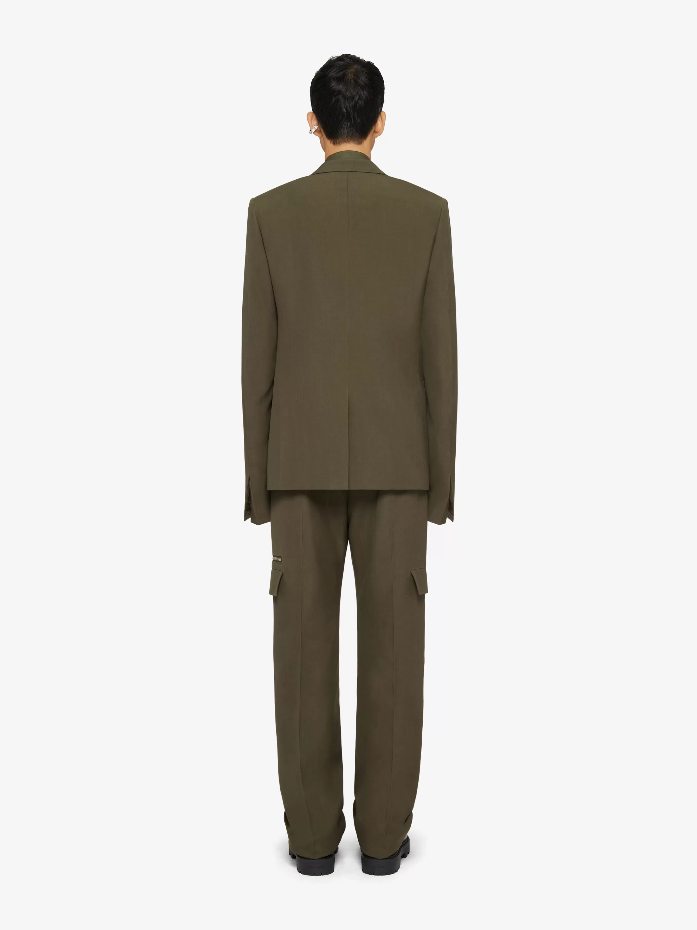 GIVENCHY Pants-Tailored pants in wool with pocket details