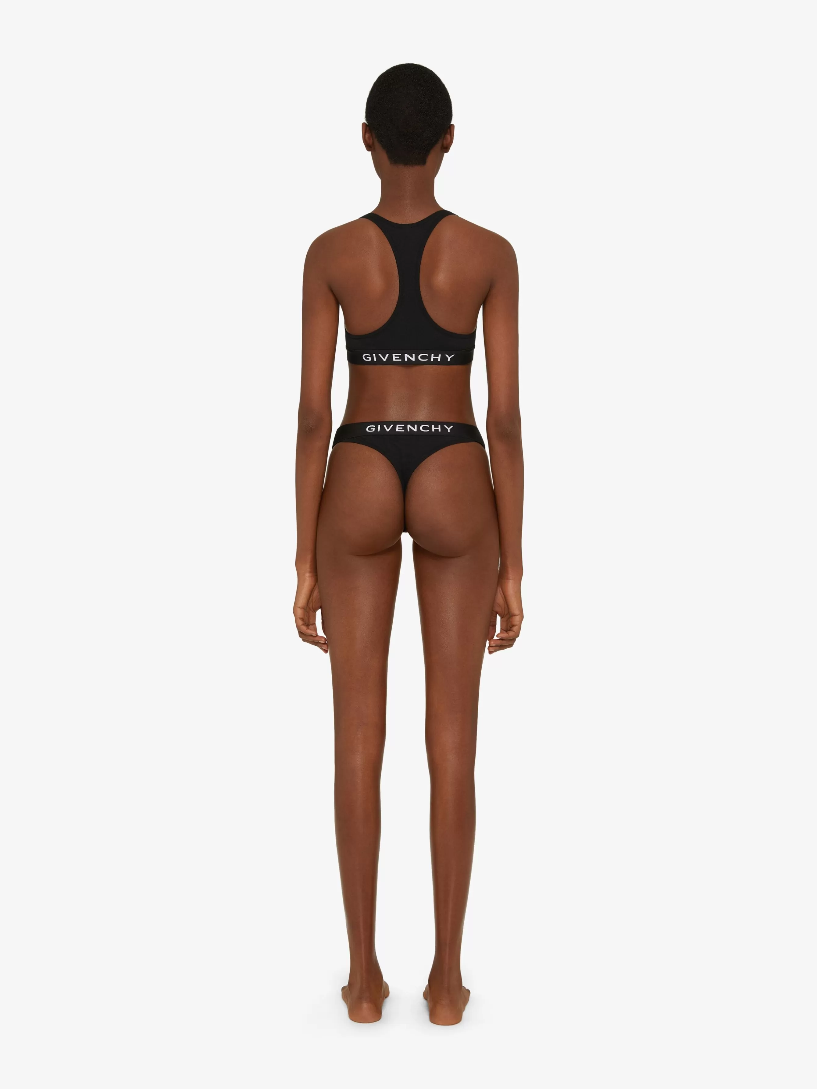 GIVENCHY Bodysuits & Underwear-Thong in jersey bio with 4G signature