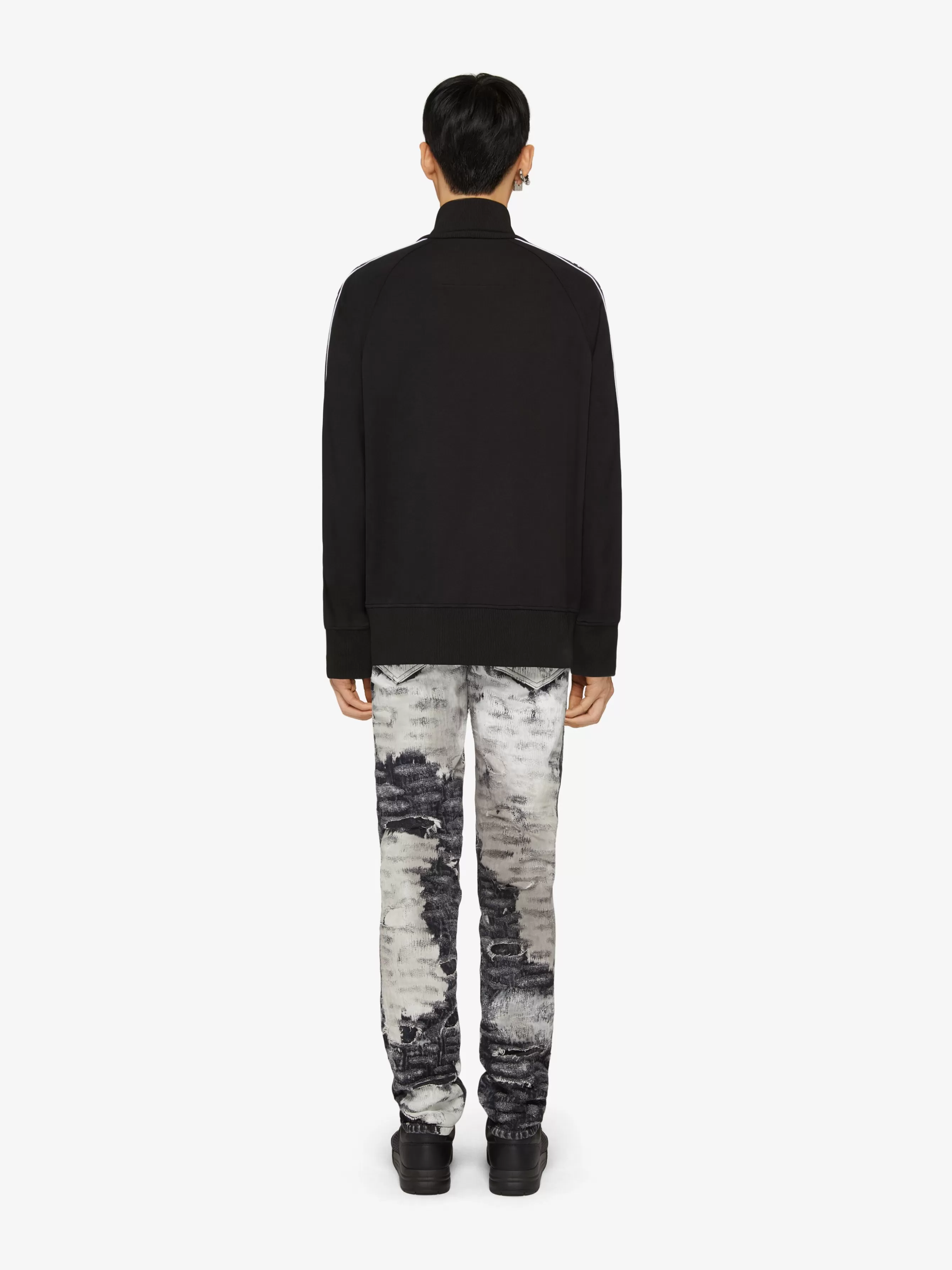 Sale GIVENCHY Jewels & Accessories | Shoes-Tracksuit jacket in fleece with bands