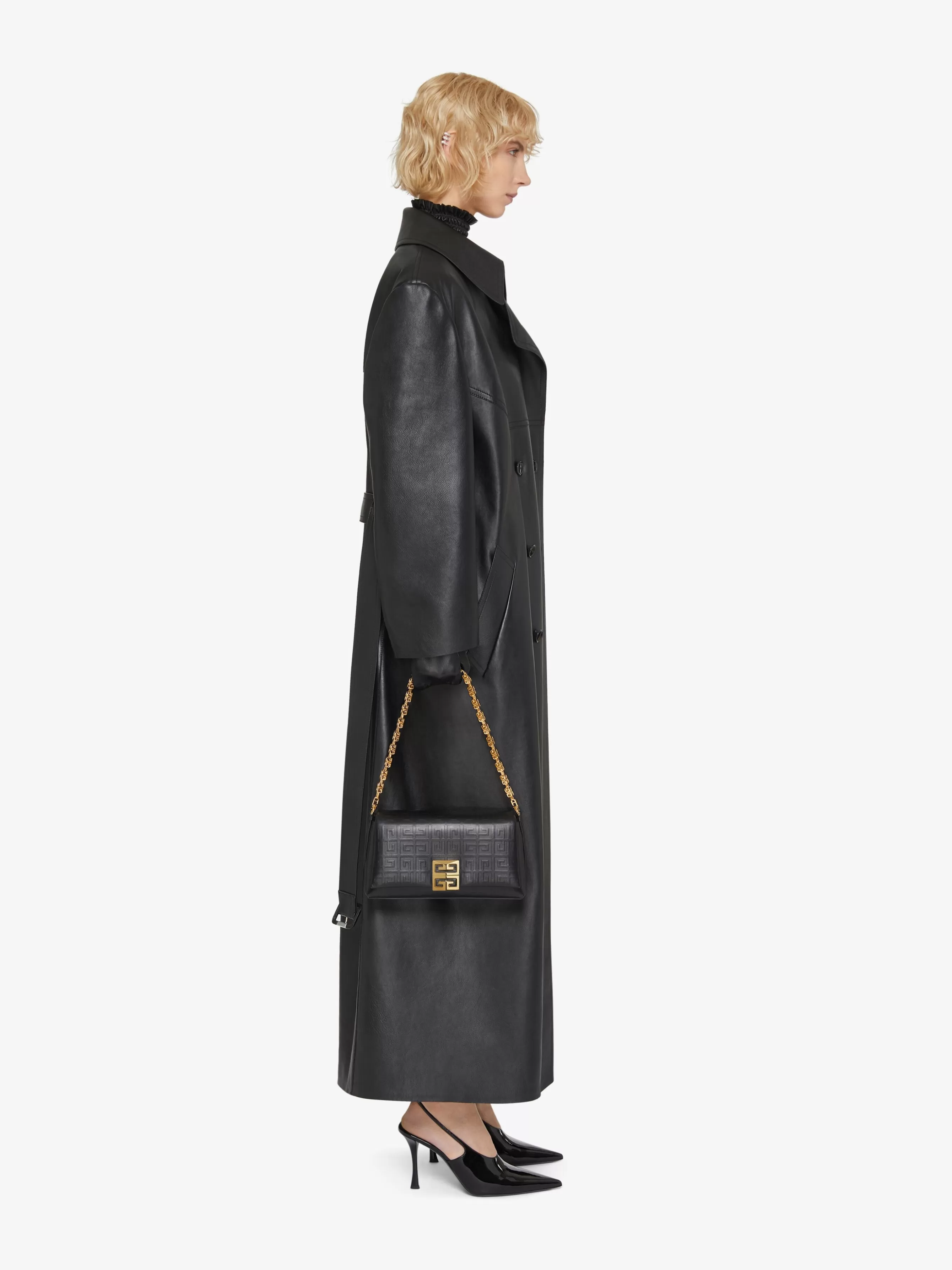 GIVENCHY Jackets & Coats-Trench-coat in leather