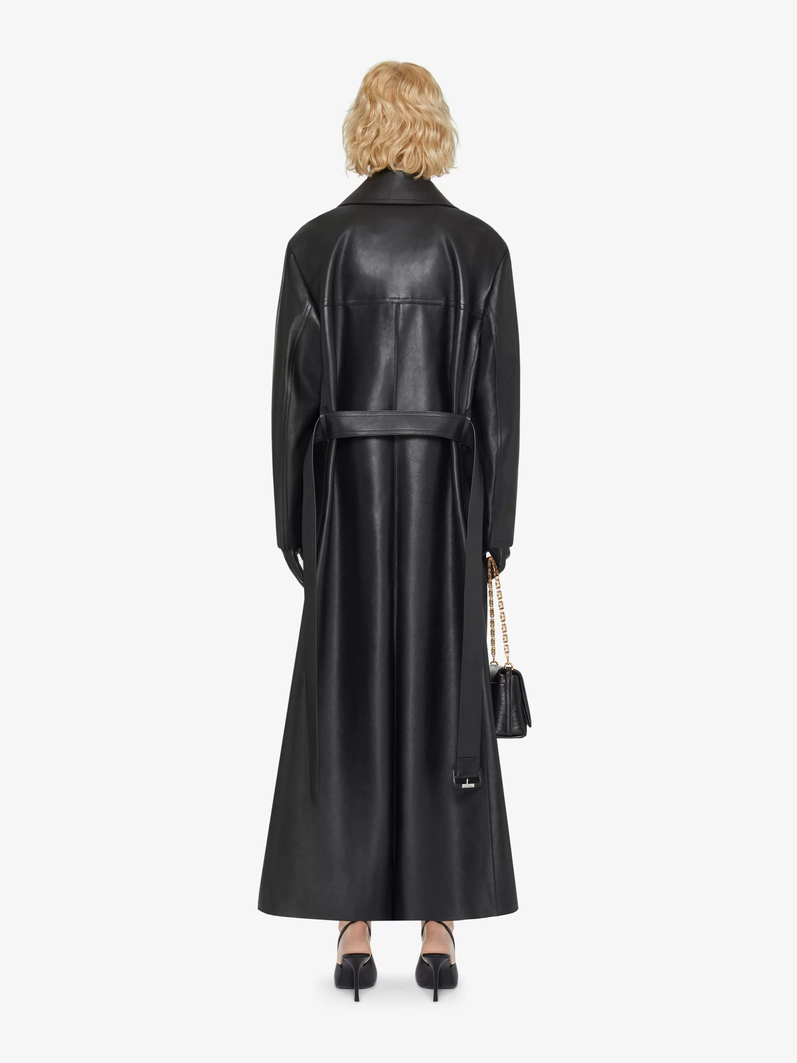 GIVENCHY Jackets & Coats-Trench-coat in leather