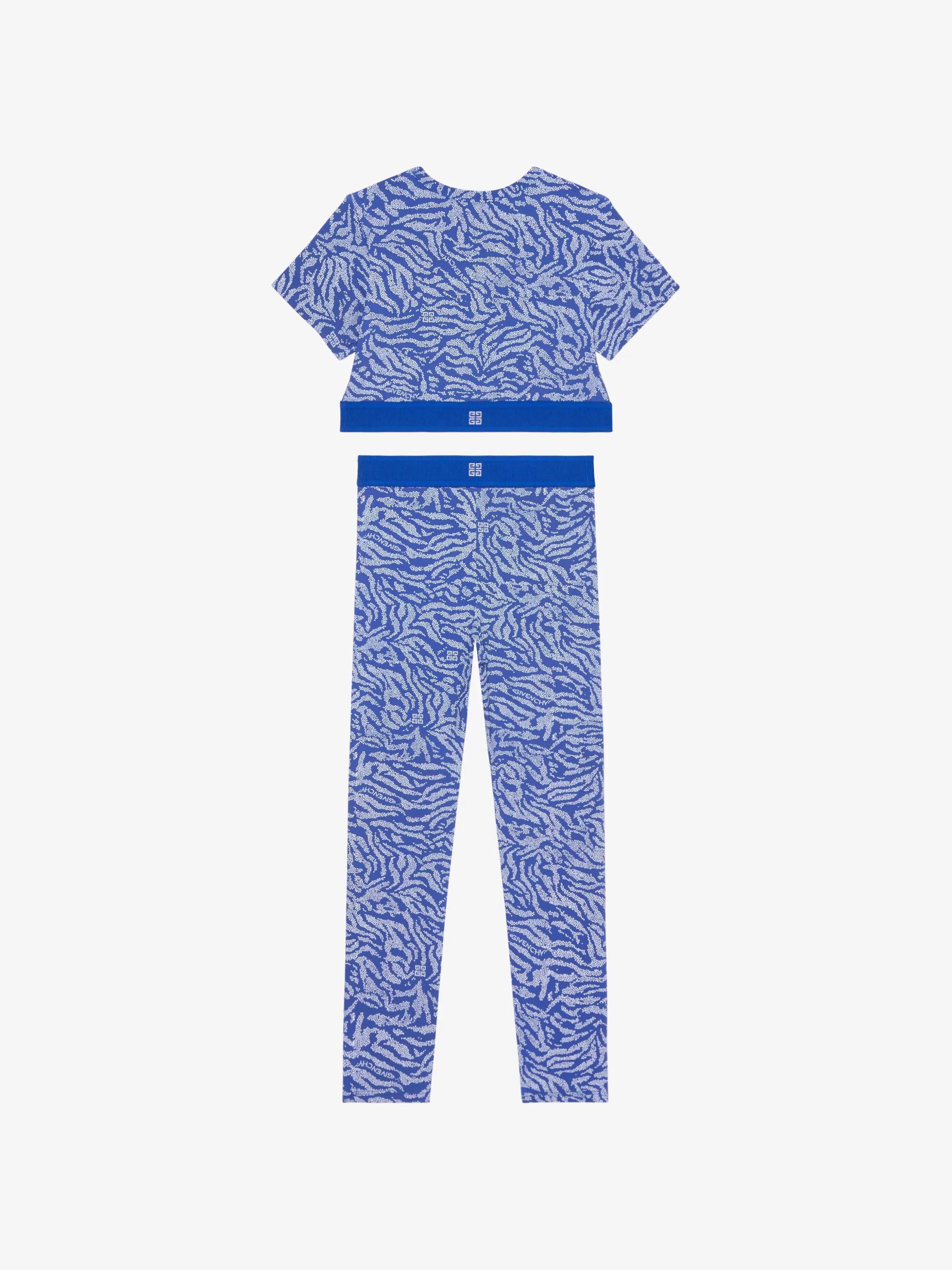 GIVENCHY Girl (4 to 12 years)-T-shirt and legging with zebra print set