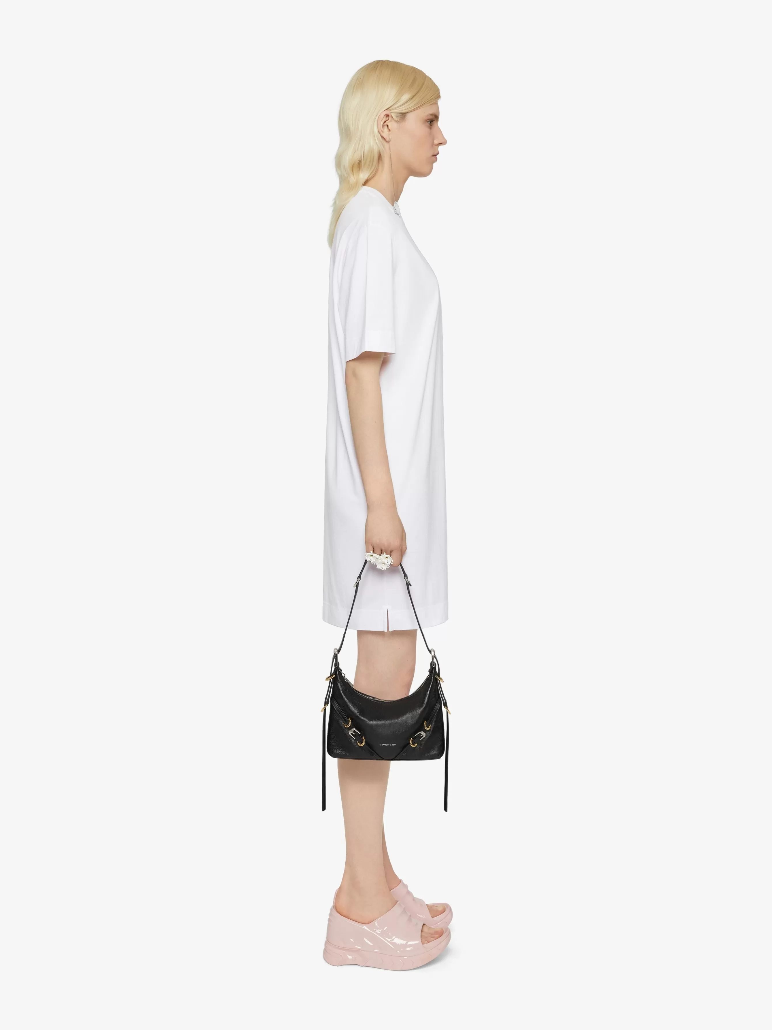 Sale GIVENCHY Dresses-T-shirt dress in cotton with 4G embroideries