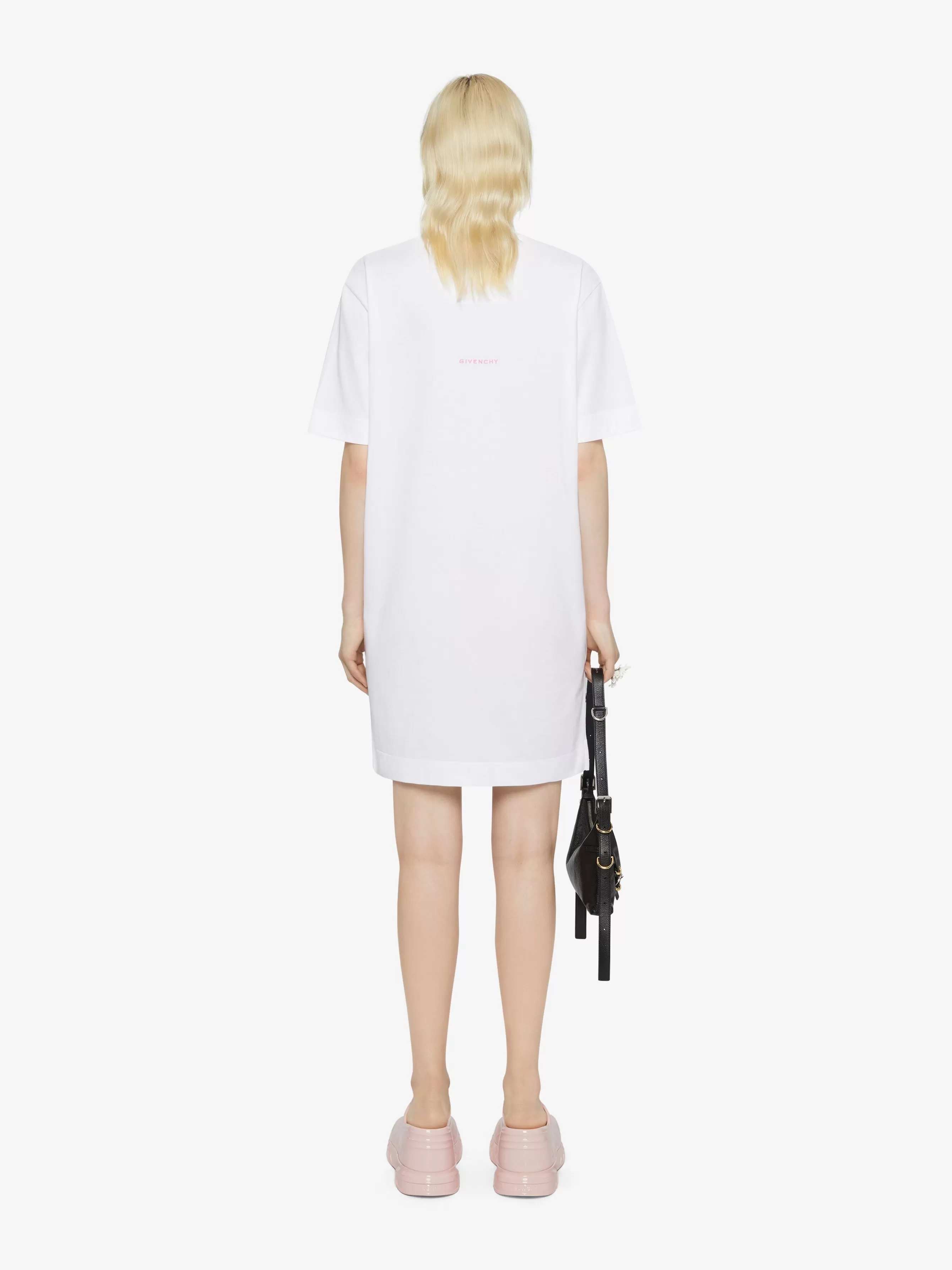 Sale GIVENCHY Dresses-T-shirt dress in cotton with 4G embroideries