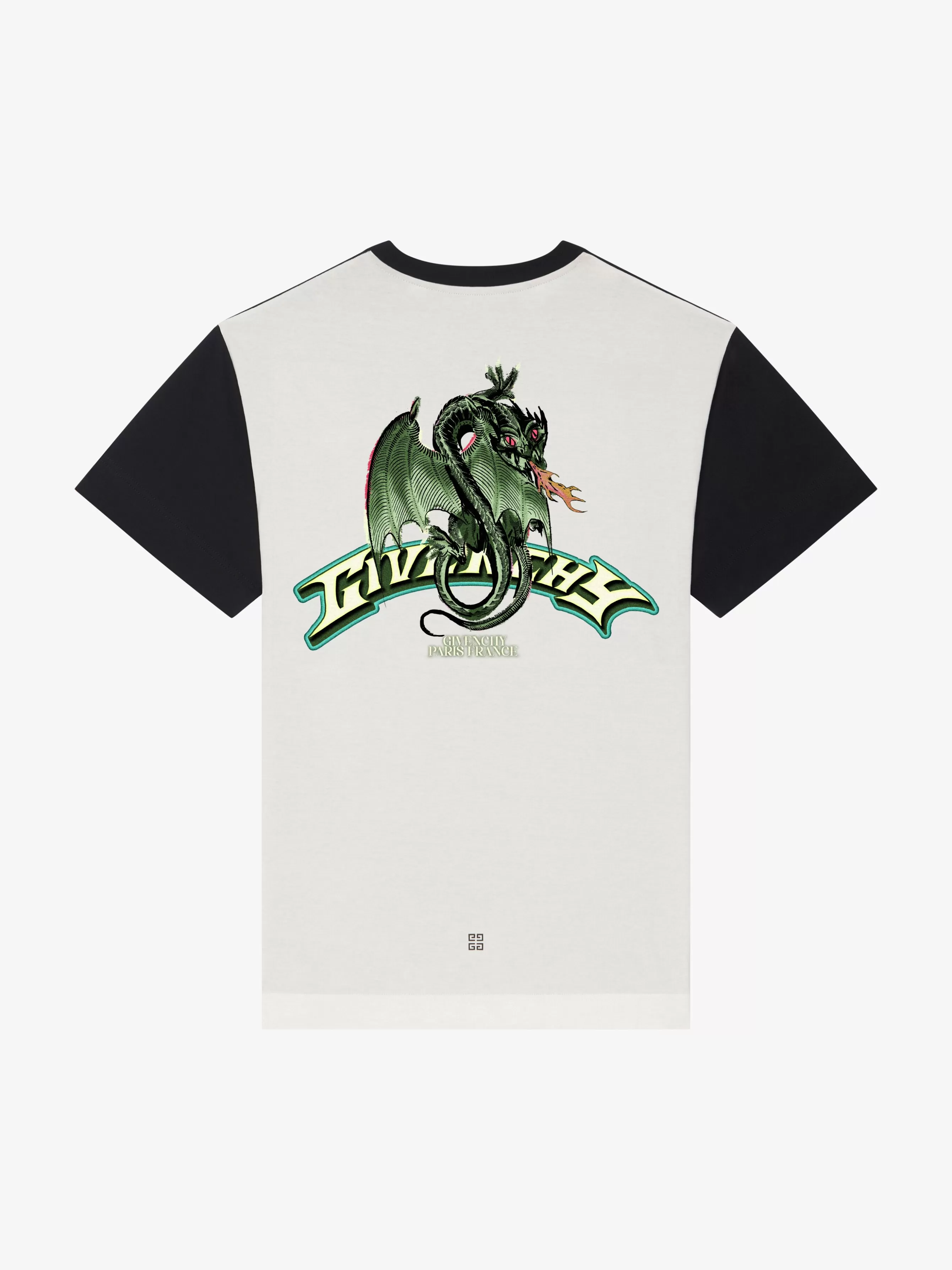 GIVENCHY T-Shirts-T-shirt in cotton with Dragon print