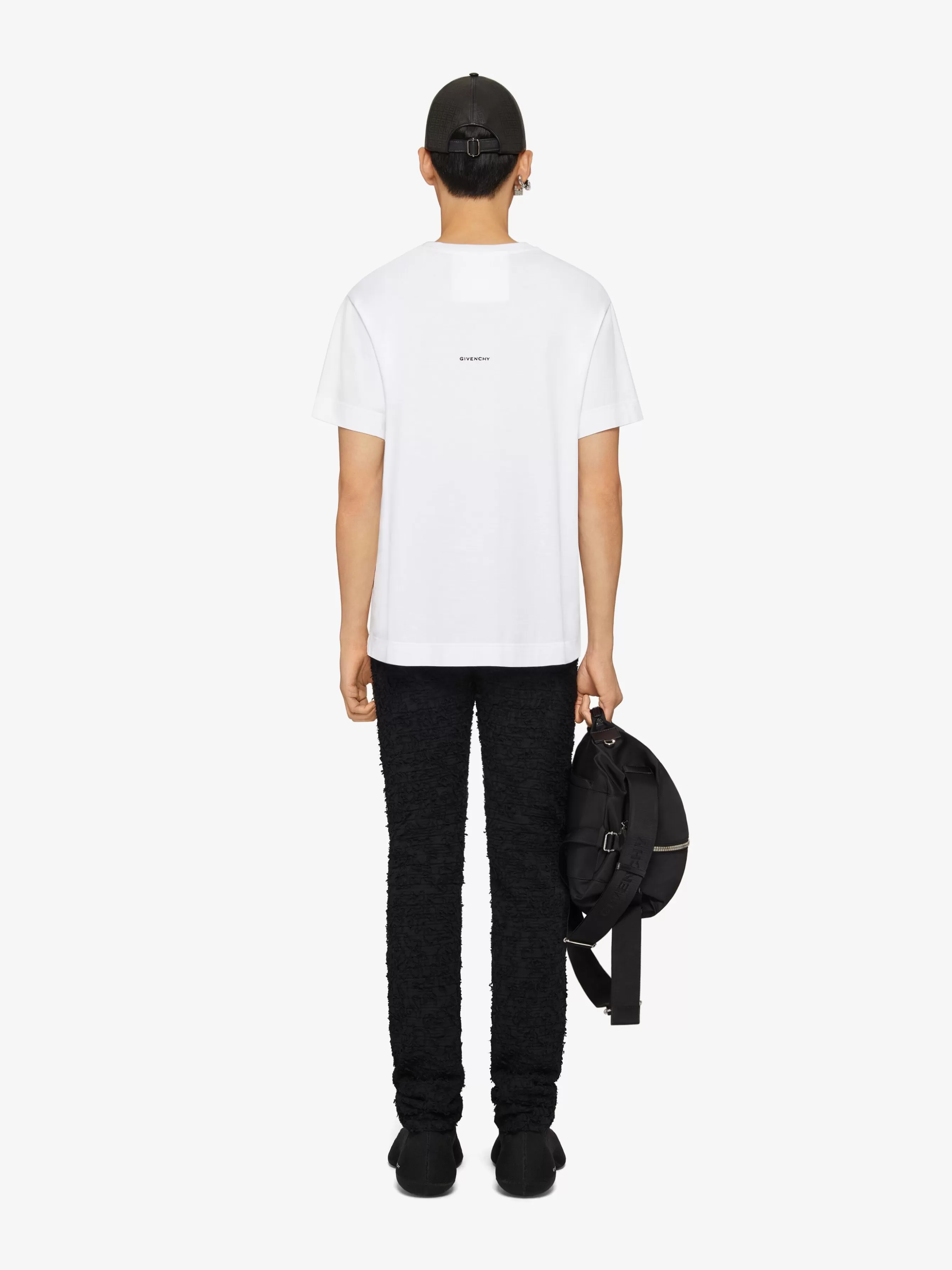 GIVENCHY T-Shirts-T-shirt in jersey with 4G embroidery