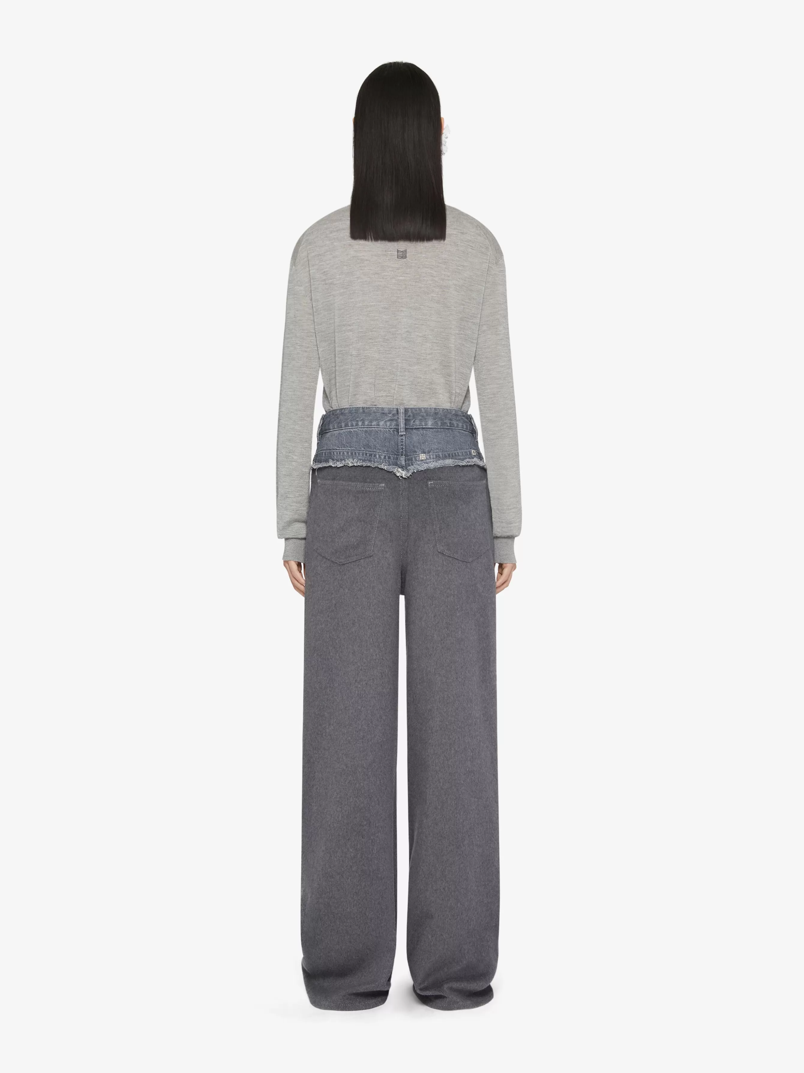 GIVENCHY Knitwear-Turtleneck sweater in cashmere and silk