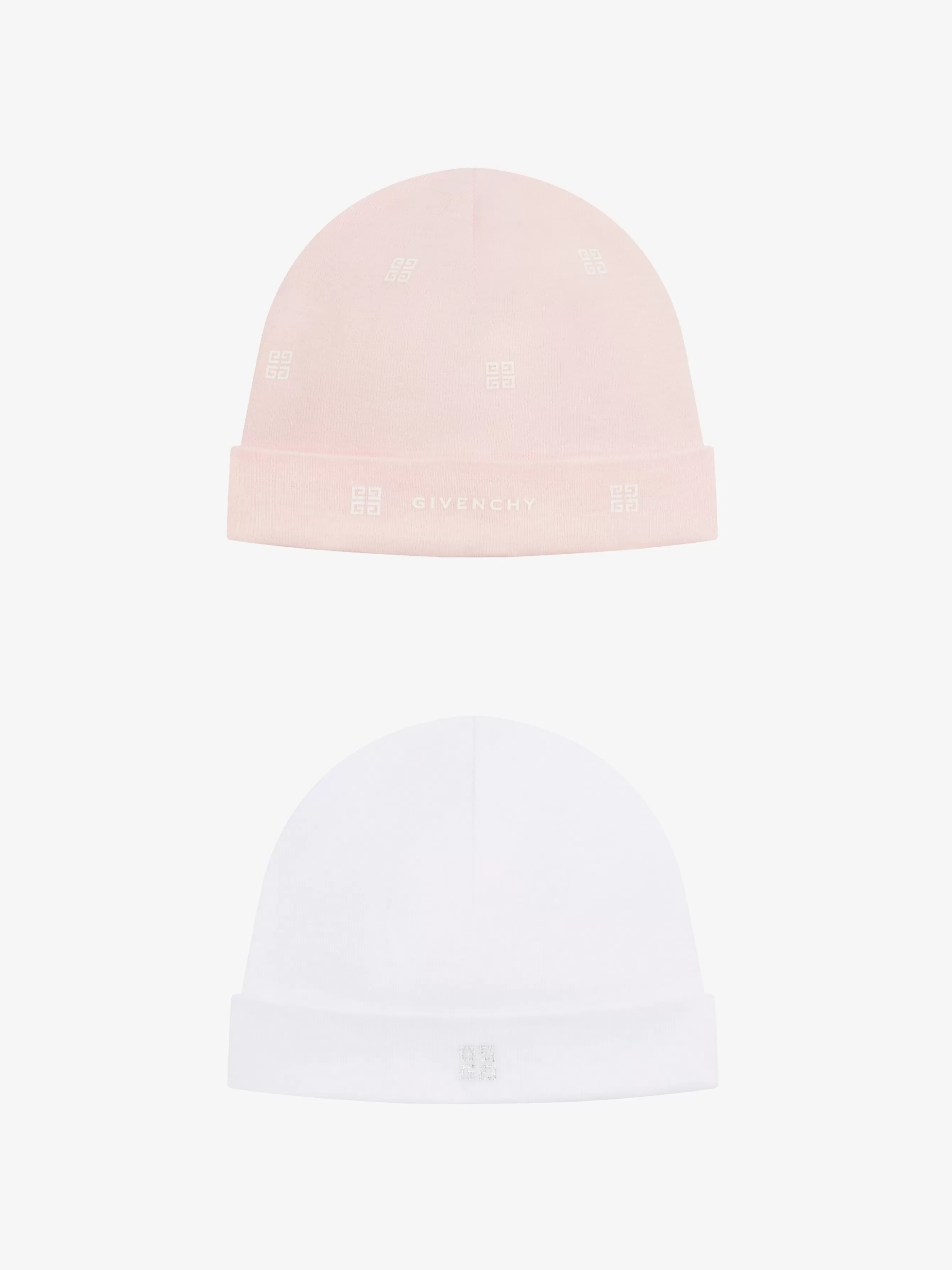 Men/Women GIVENCHY Baby (1 month to 3 years) | Baby (1 month to 3 years)-Two beanies in knit gift set