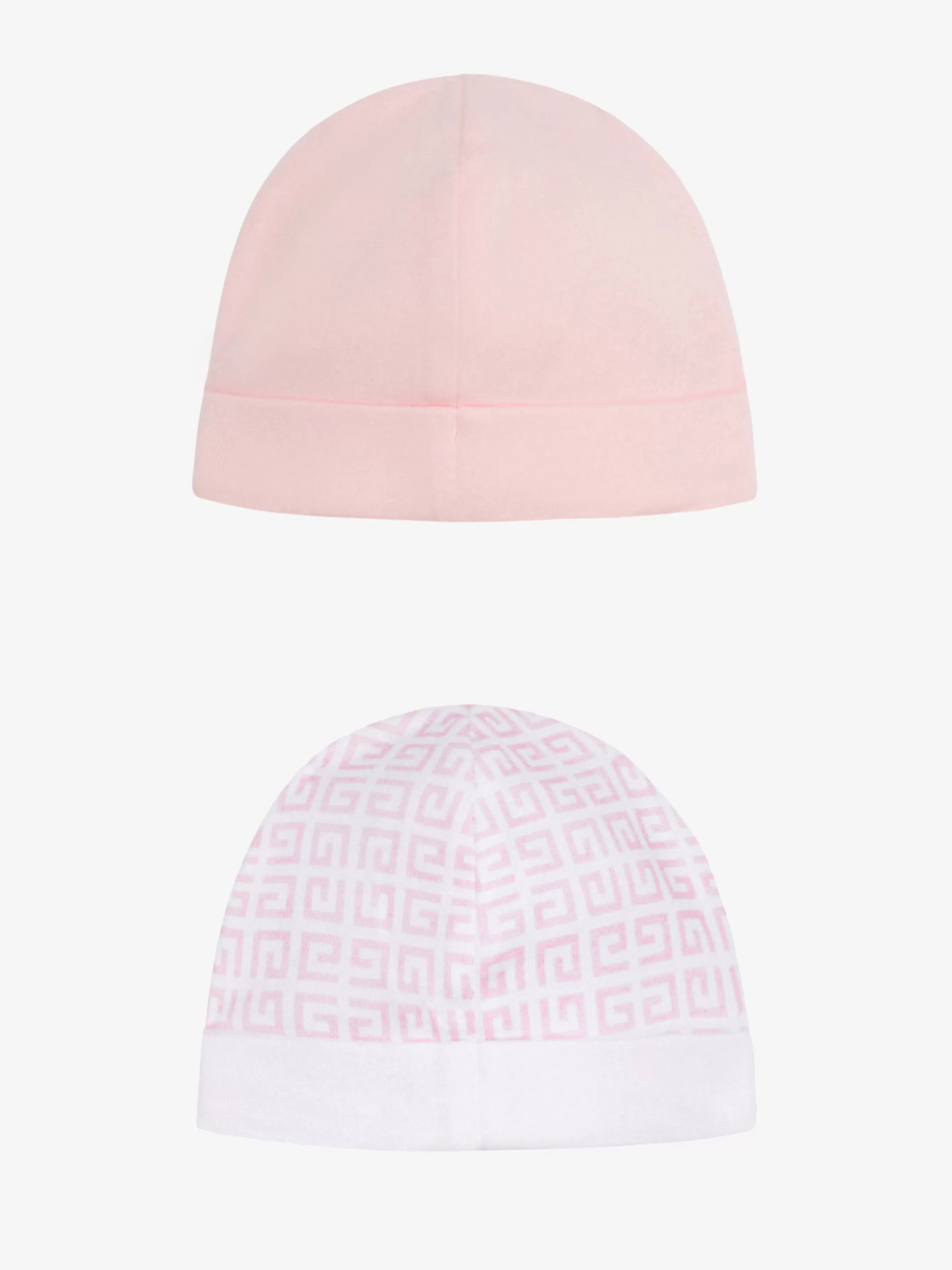 Men/Women GIVENCHY Baby (1 month to 3 years) | Baby (1 month to 3 years)-Two beanies set in printed cotton