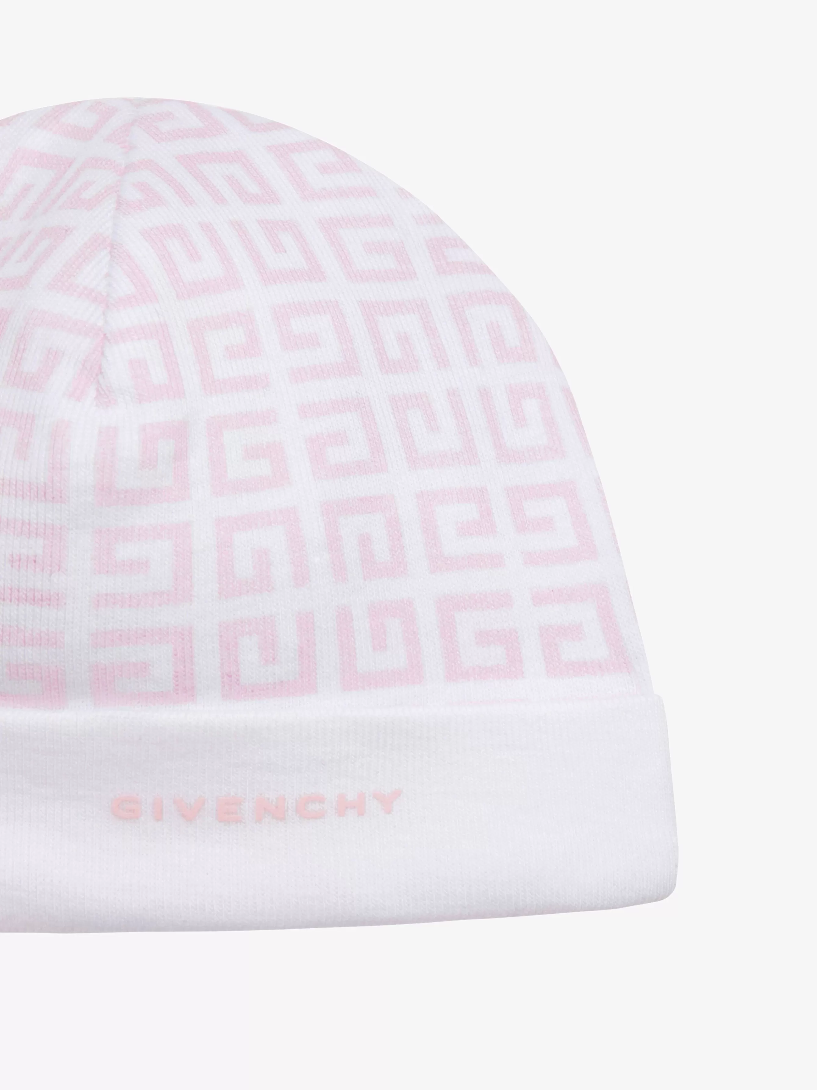 Men/Women GIVENCHY Baby (1 month to 3 years) | Baby (1 month to 3 years)-Two beanies set in printed cotton