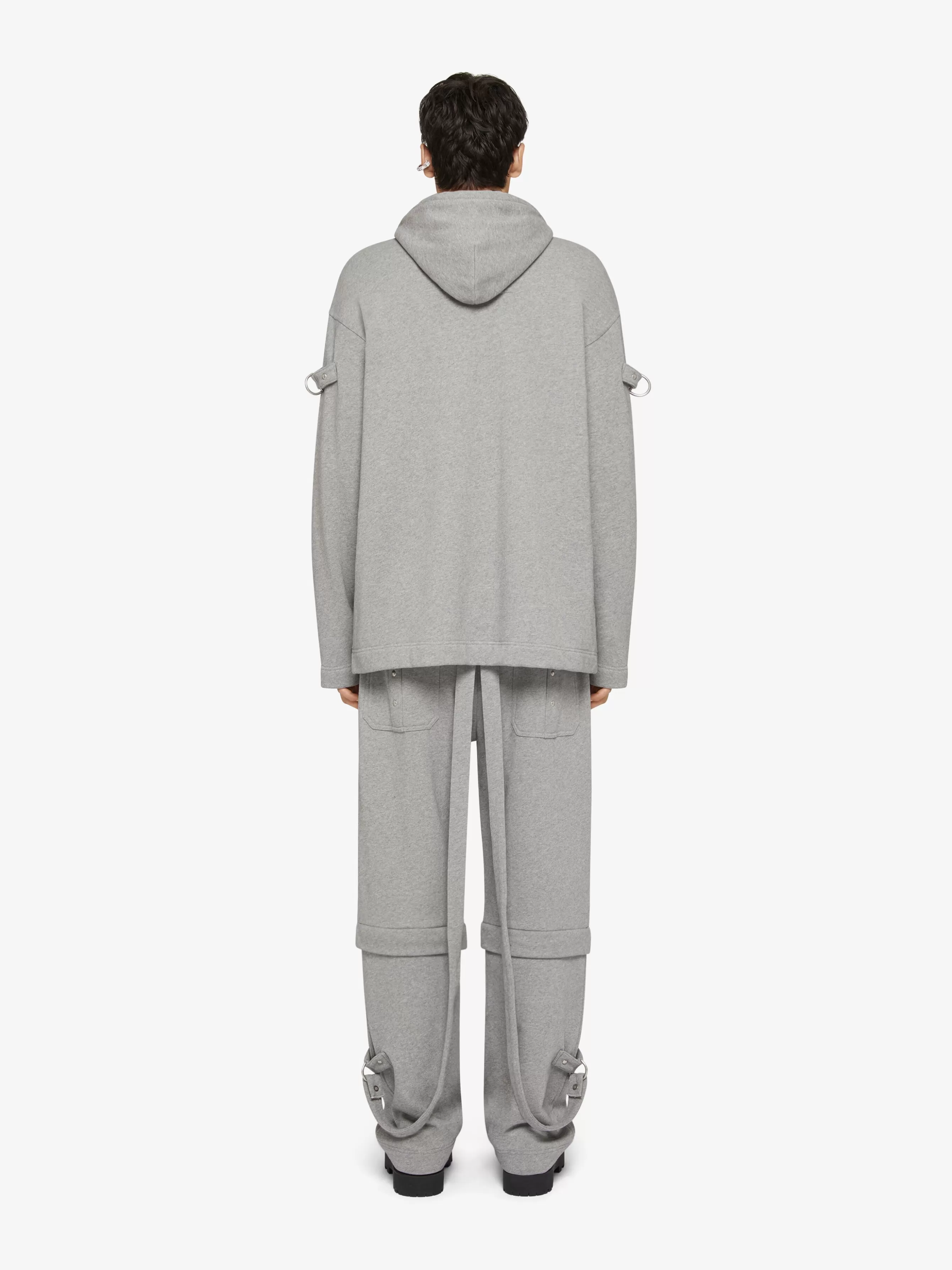 GIVENCHY Pants-Two in one detachable pants in jersey with suspenders