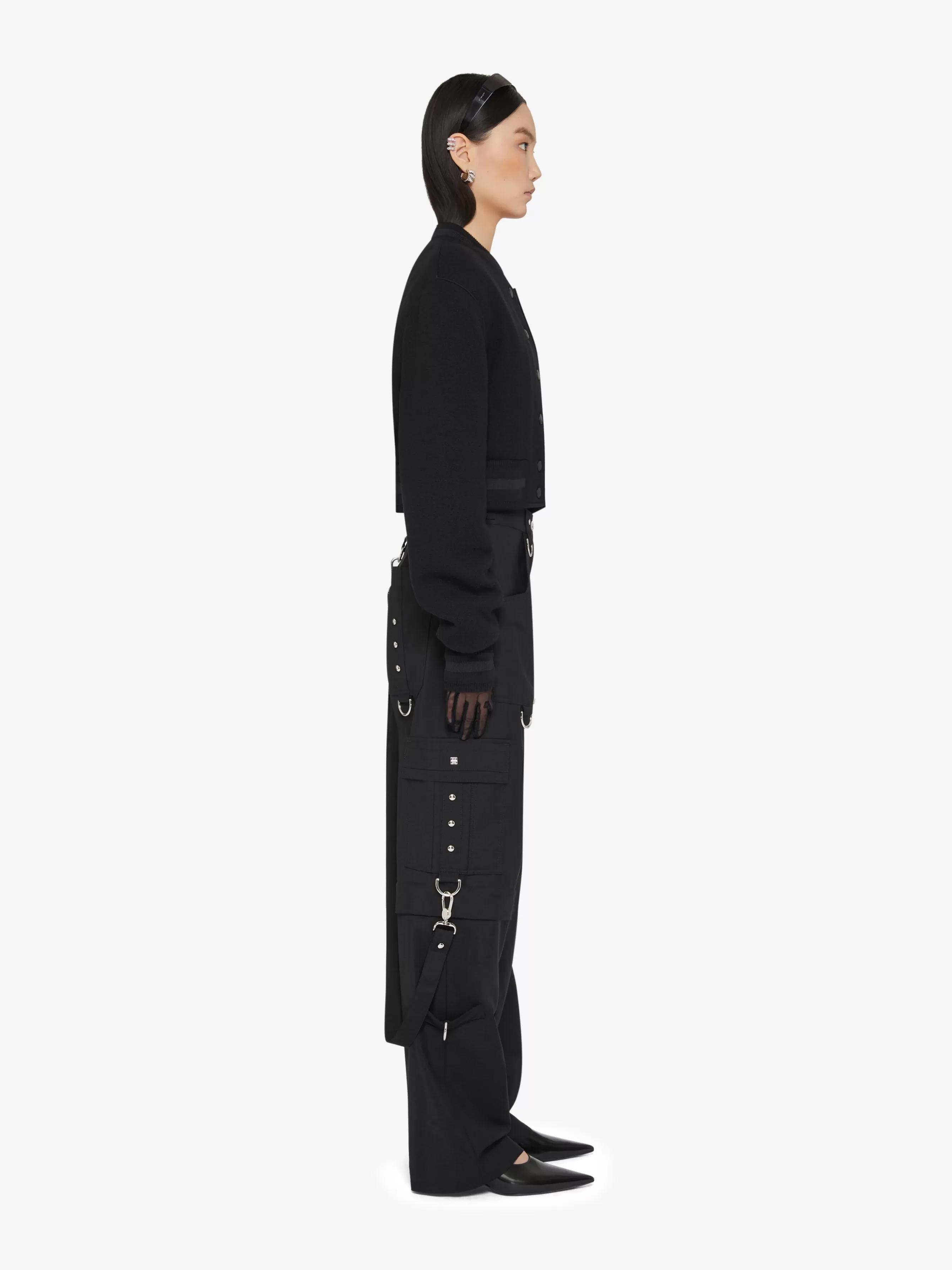 Sale GIVENCHY Pants & Skirts-Two in one detachable pants in wool and mohair