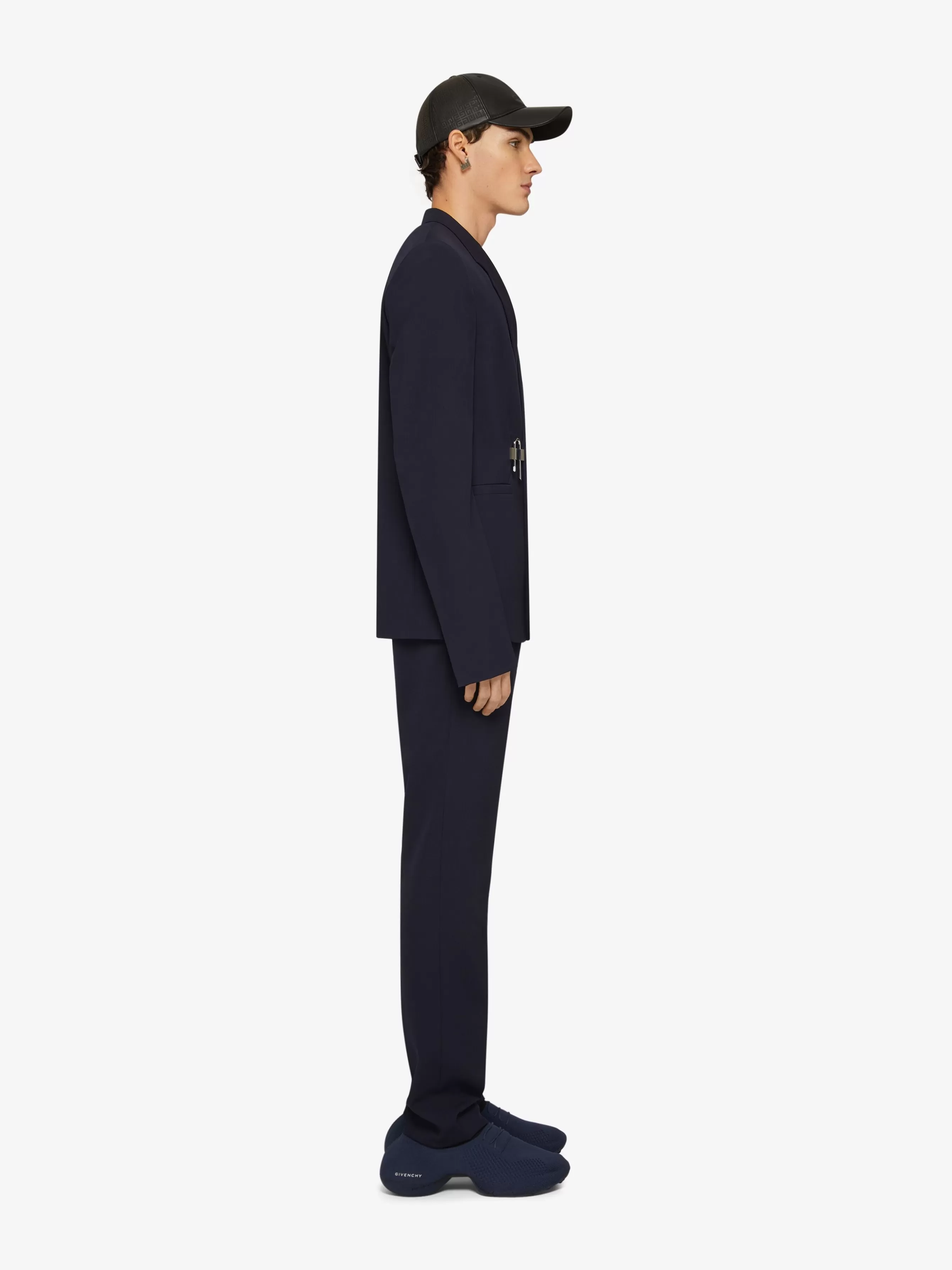 GIVENCHY Jackets & Coats-U-lock slim fit jacket in wool