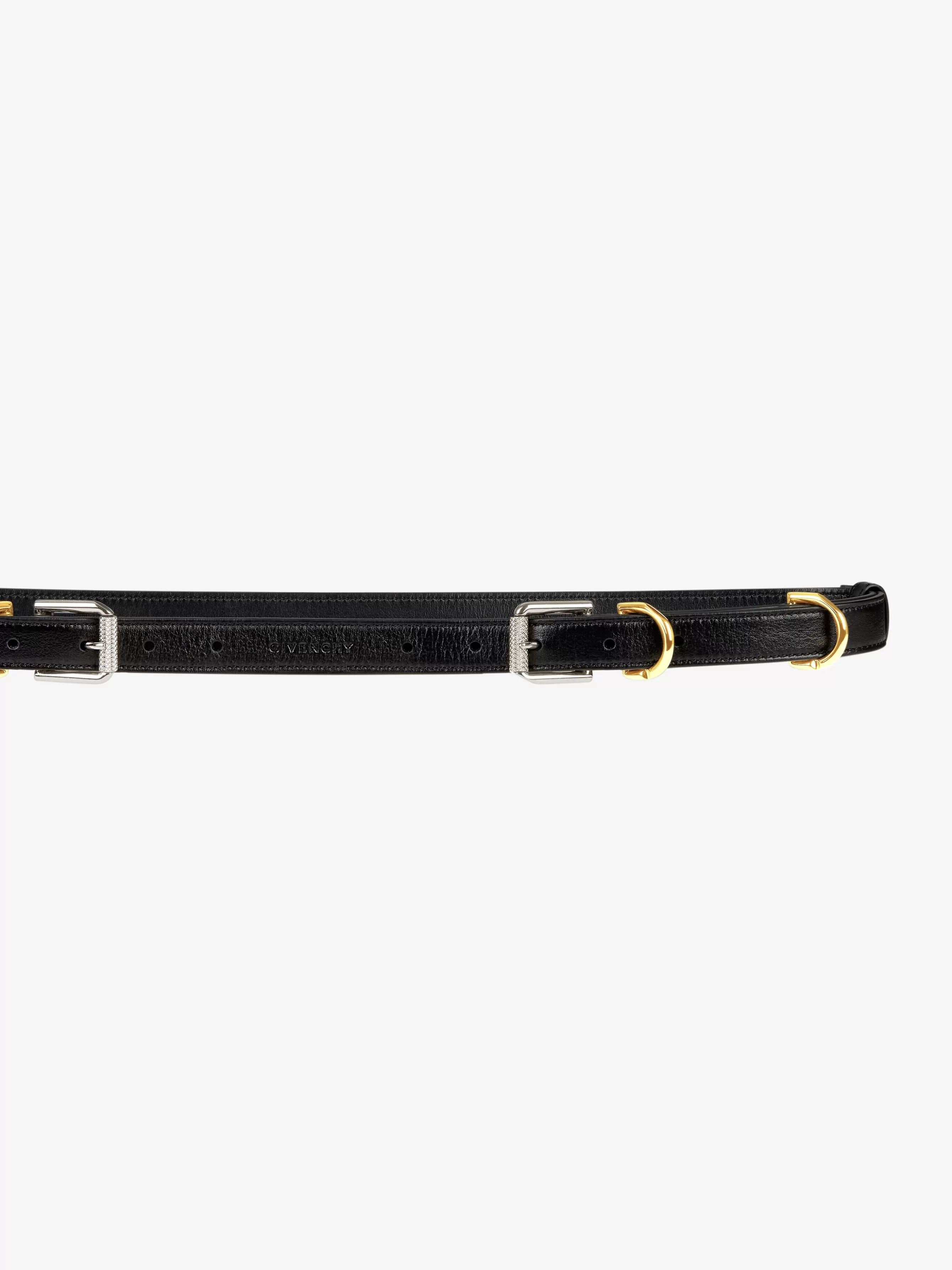 GIVENCHY Belts-Voyou belt in leather