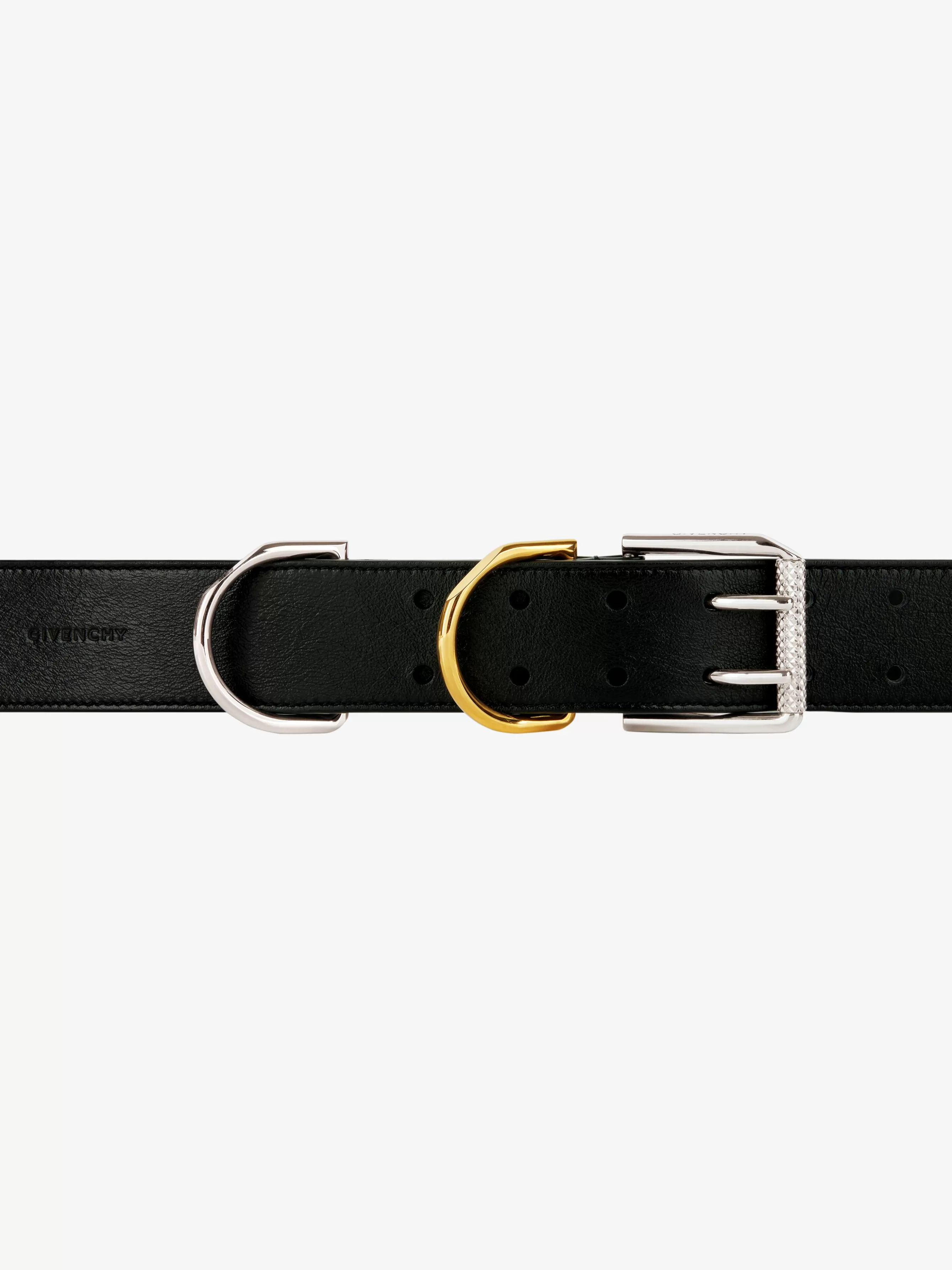 GIVENCHY Belts-Voyou belt in leather