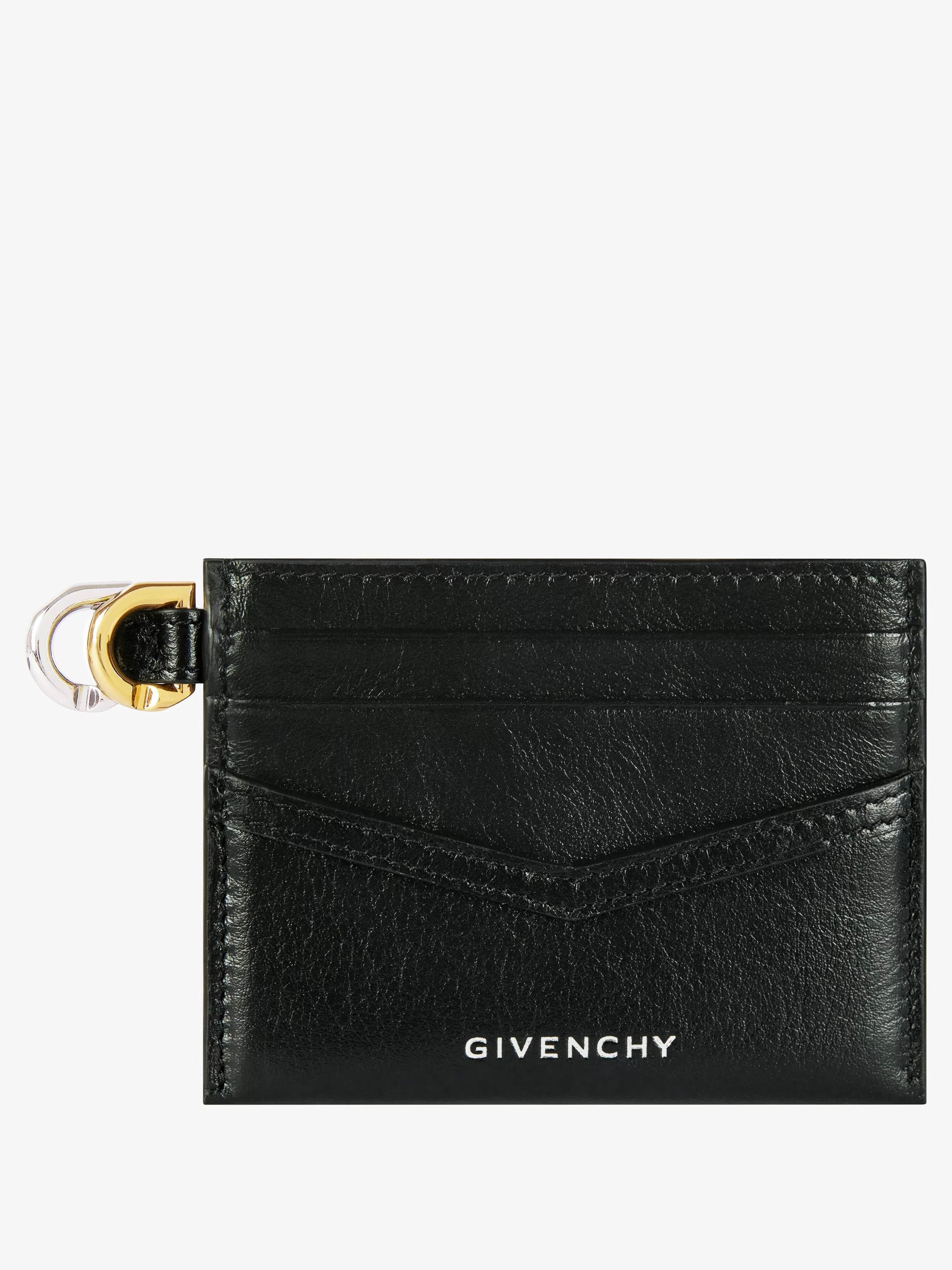 GIVENCHY Small Leather Goods-Voyou card holder in leather