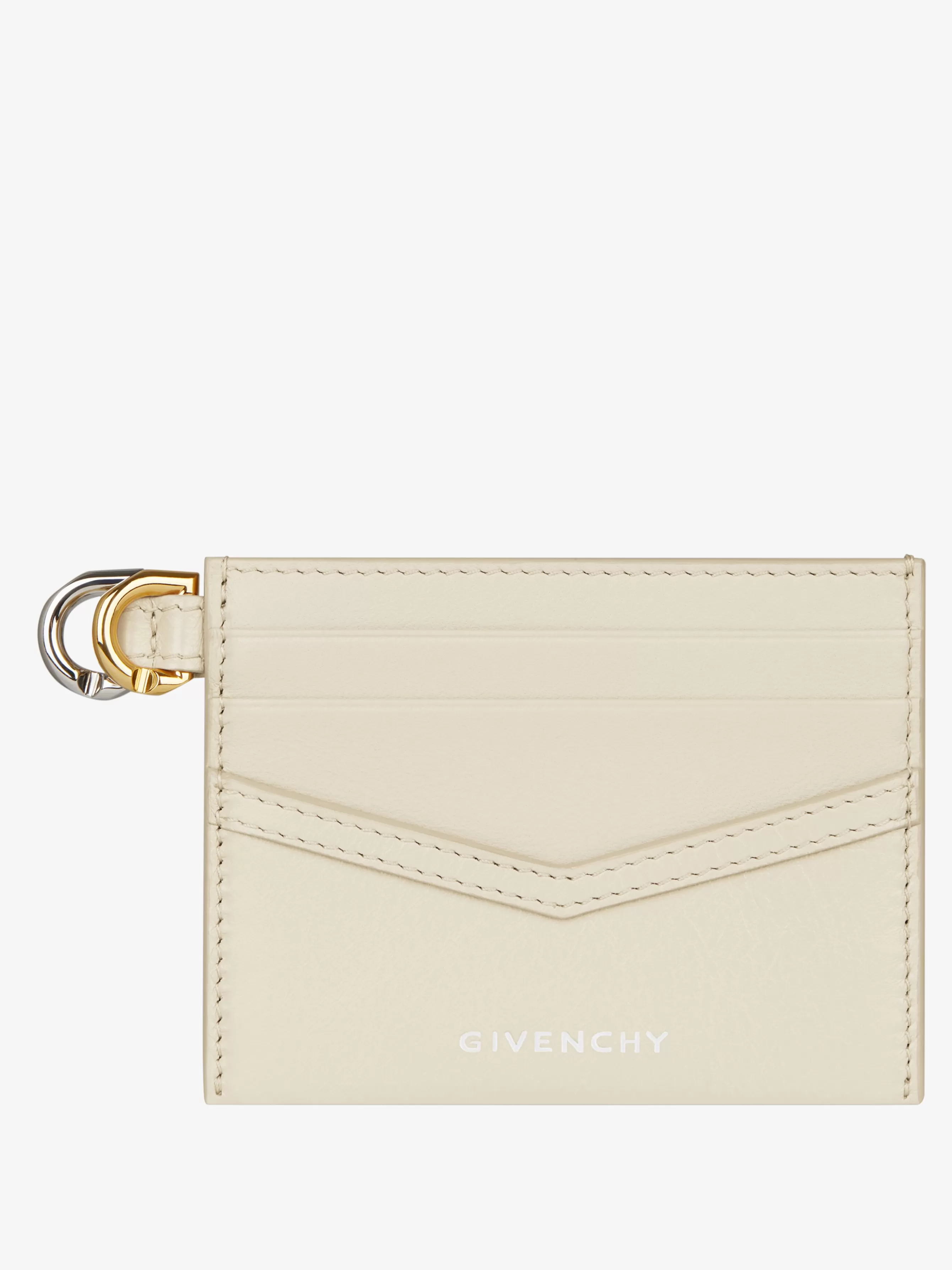 GIVENCHY Small Leather Goods-Voyou card holder in leather