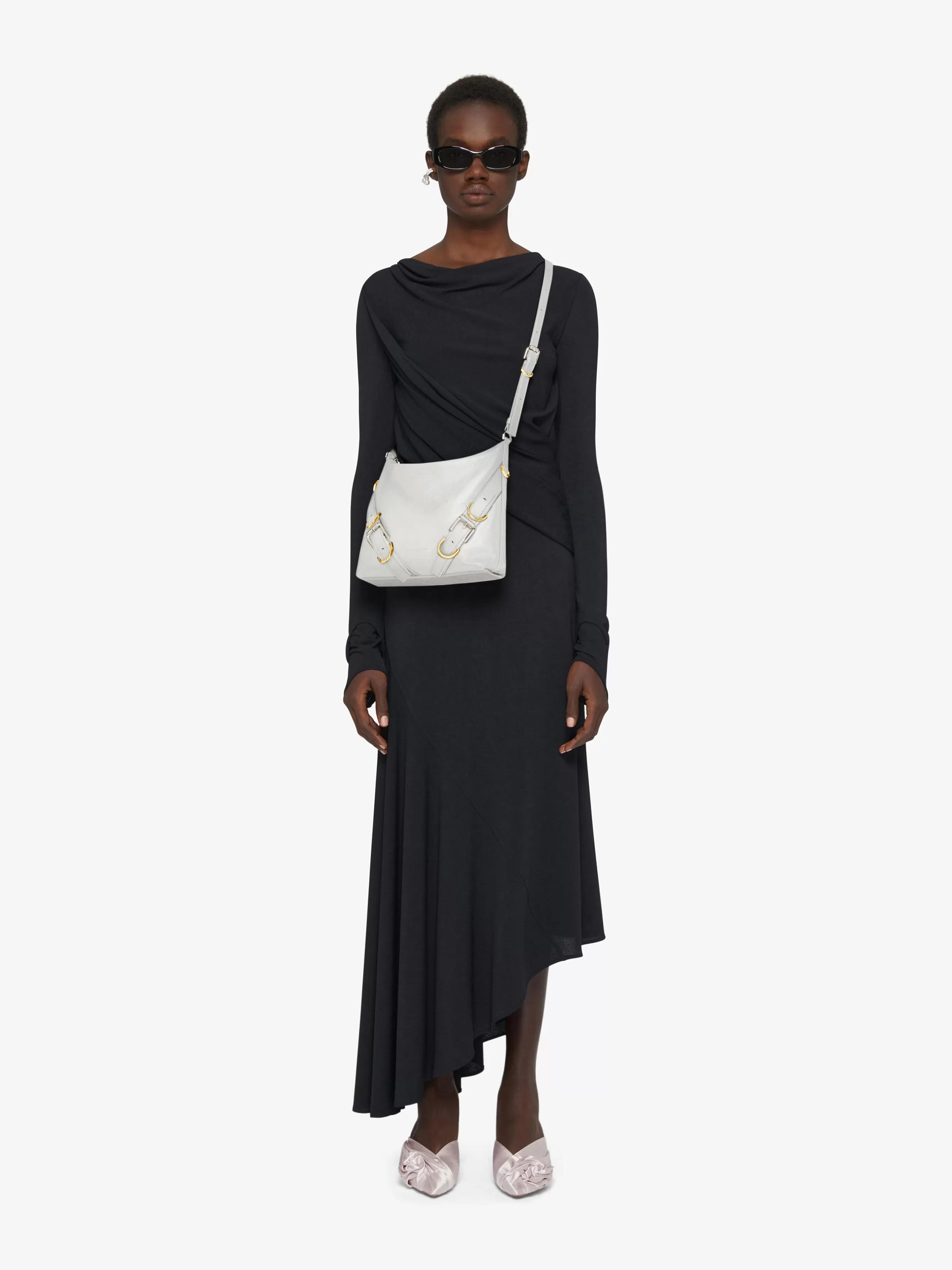 Men/Women GIVENCHY Cross-body Bags | 4G-Voyou Crossbody bag in leather