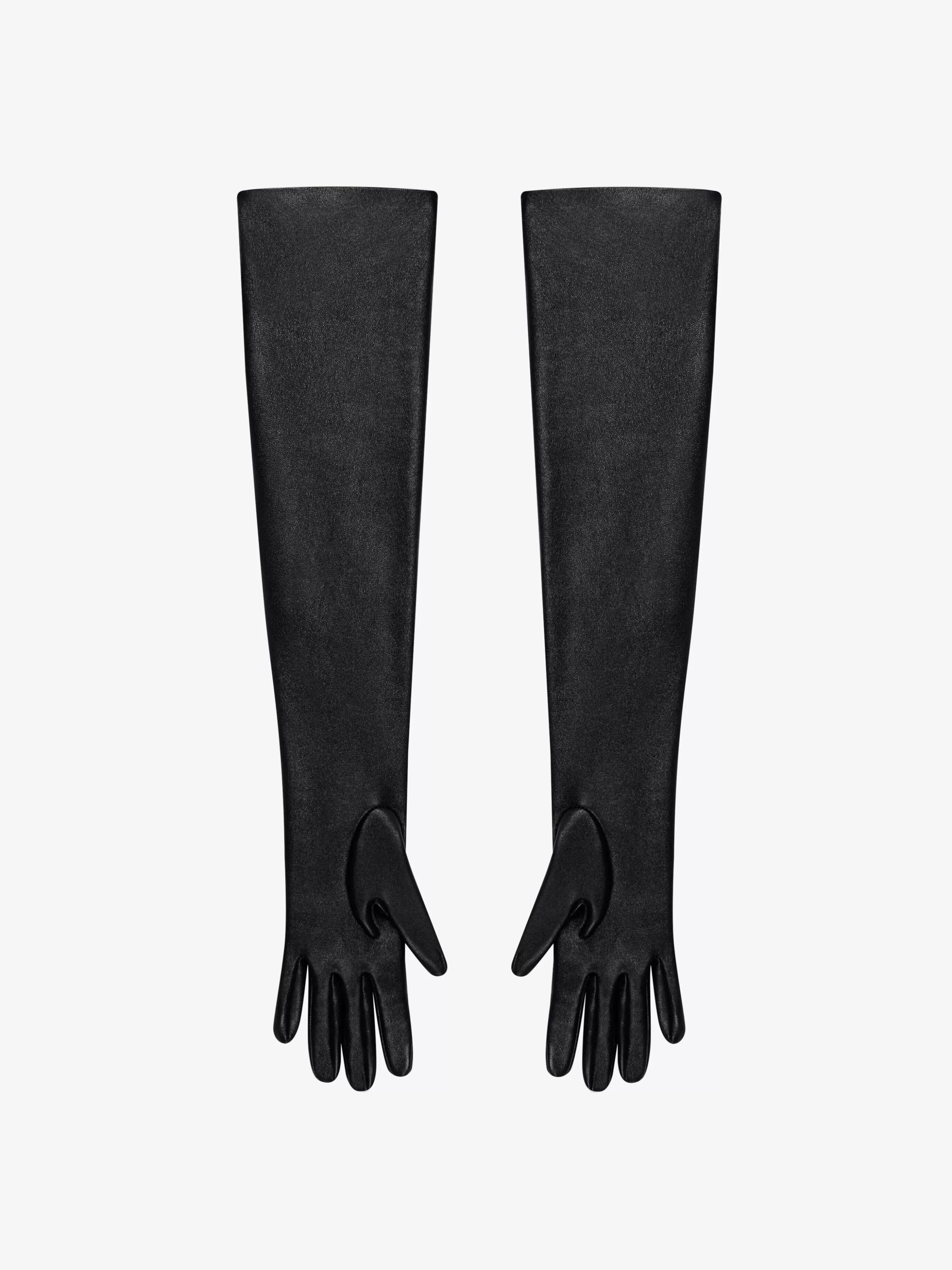 GIVENCHY Other Accessories-Voyou long zipped gloves in leather