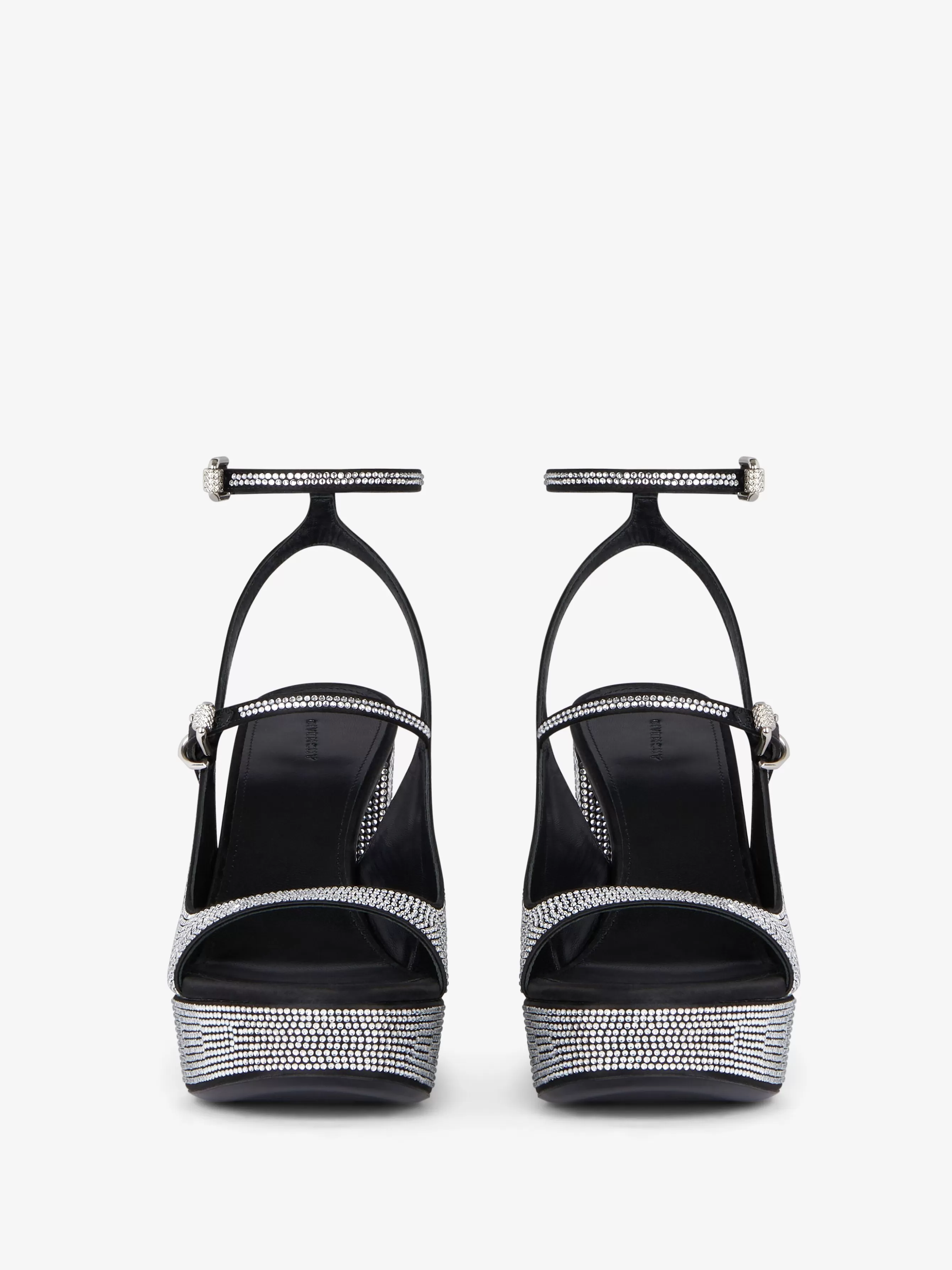 Sale GIVENCHY Shoes-Voyou platform sandals in strass