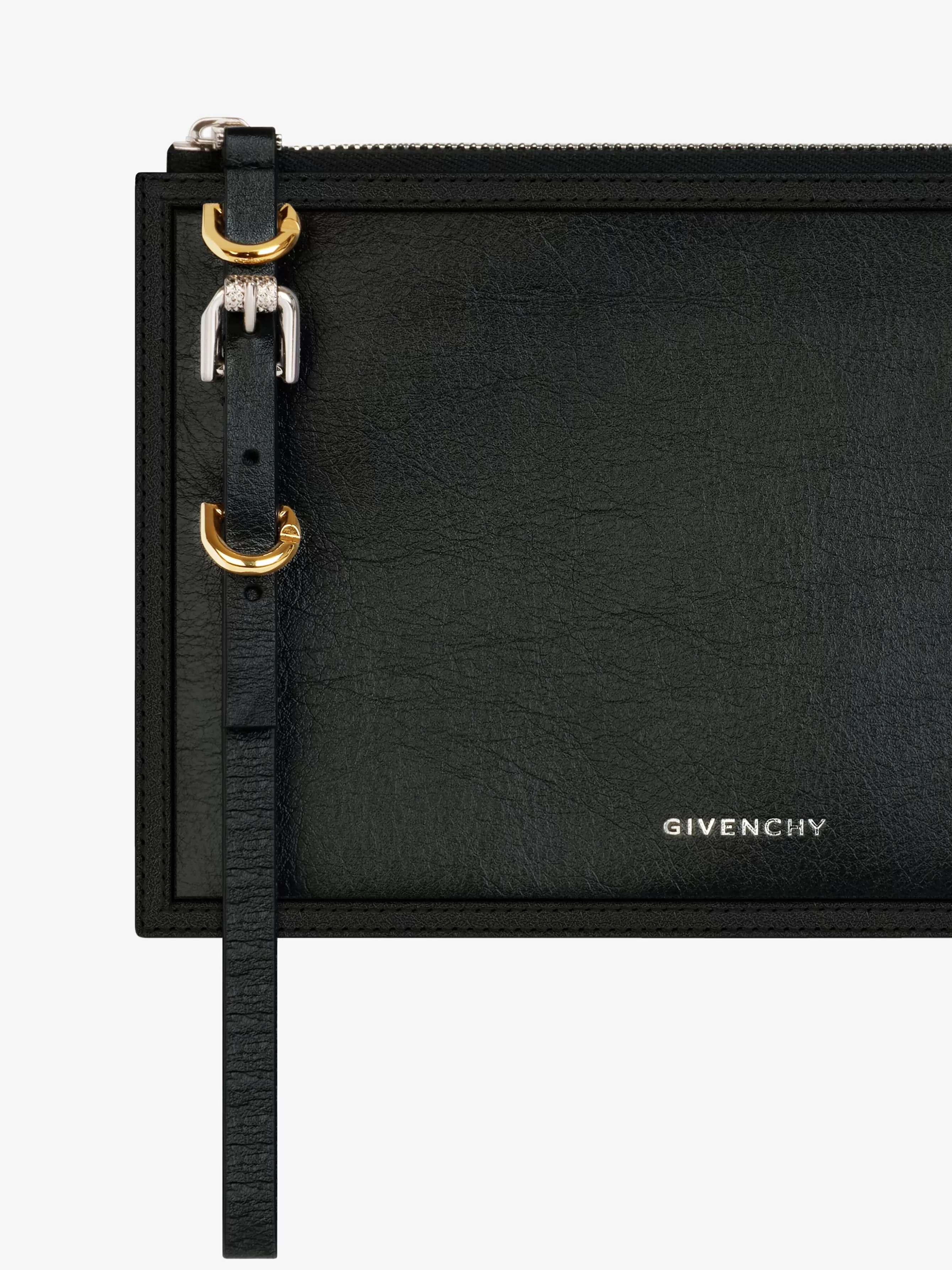 GIVENCHY Small Leather Goods-Voyou pouch in leather