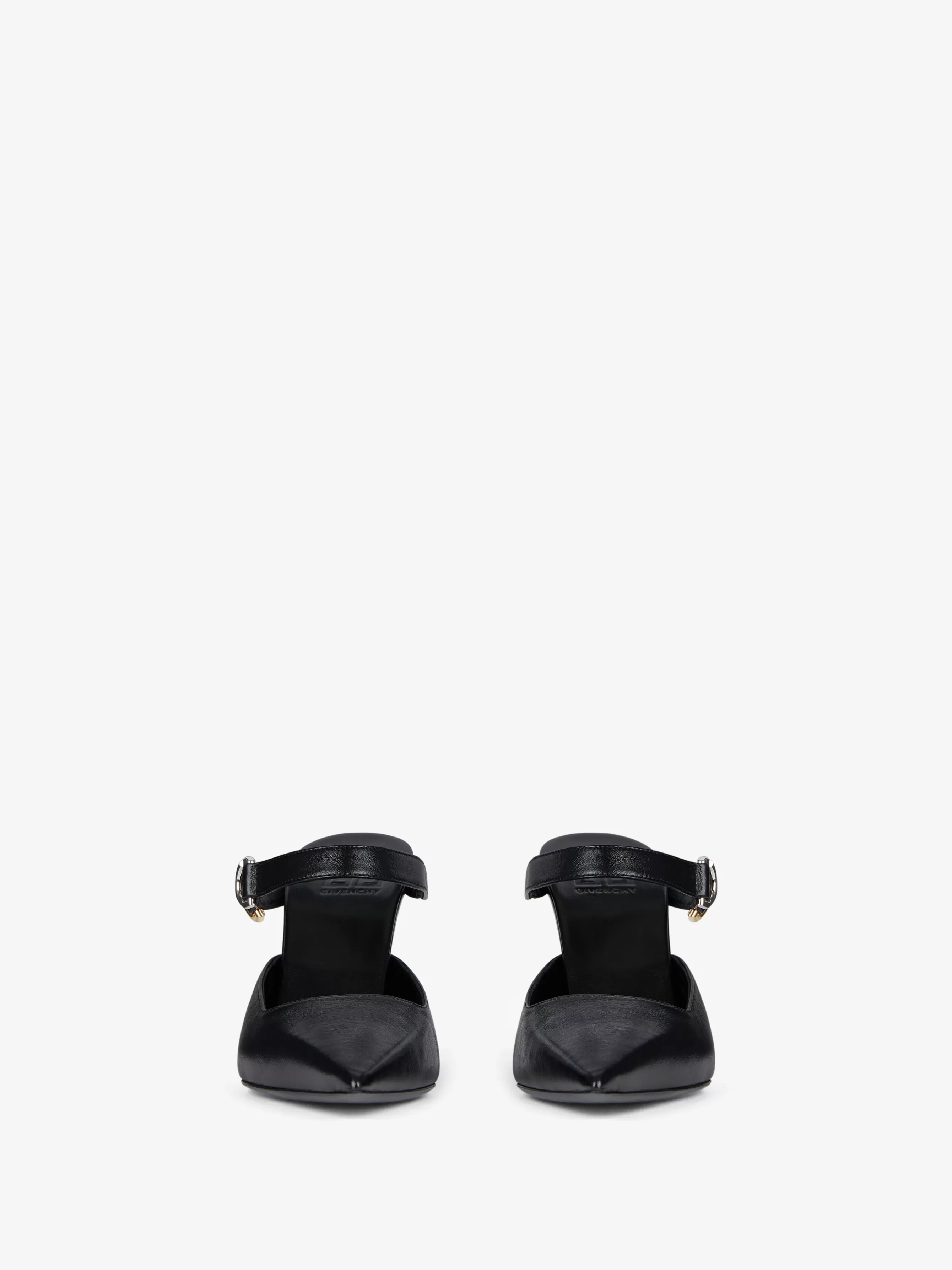 Sale GIVENCHY Shoes-Voyou slingbacks in leather