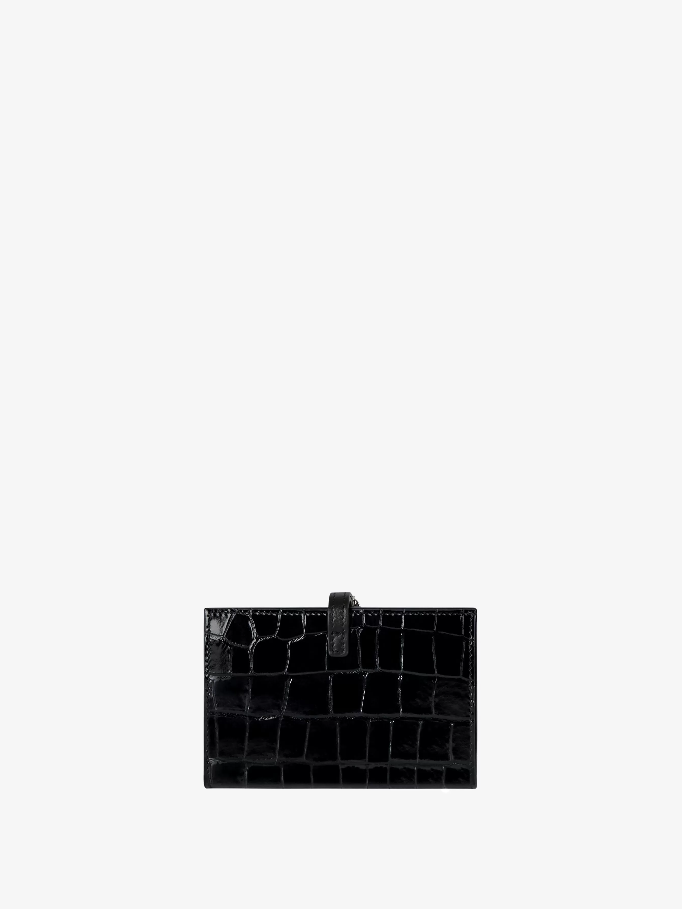 GIVENCHY Small Leather Goods-Voyou wallet in crocodile effect leather